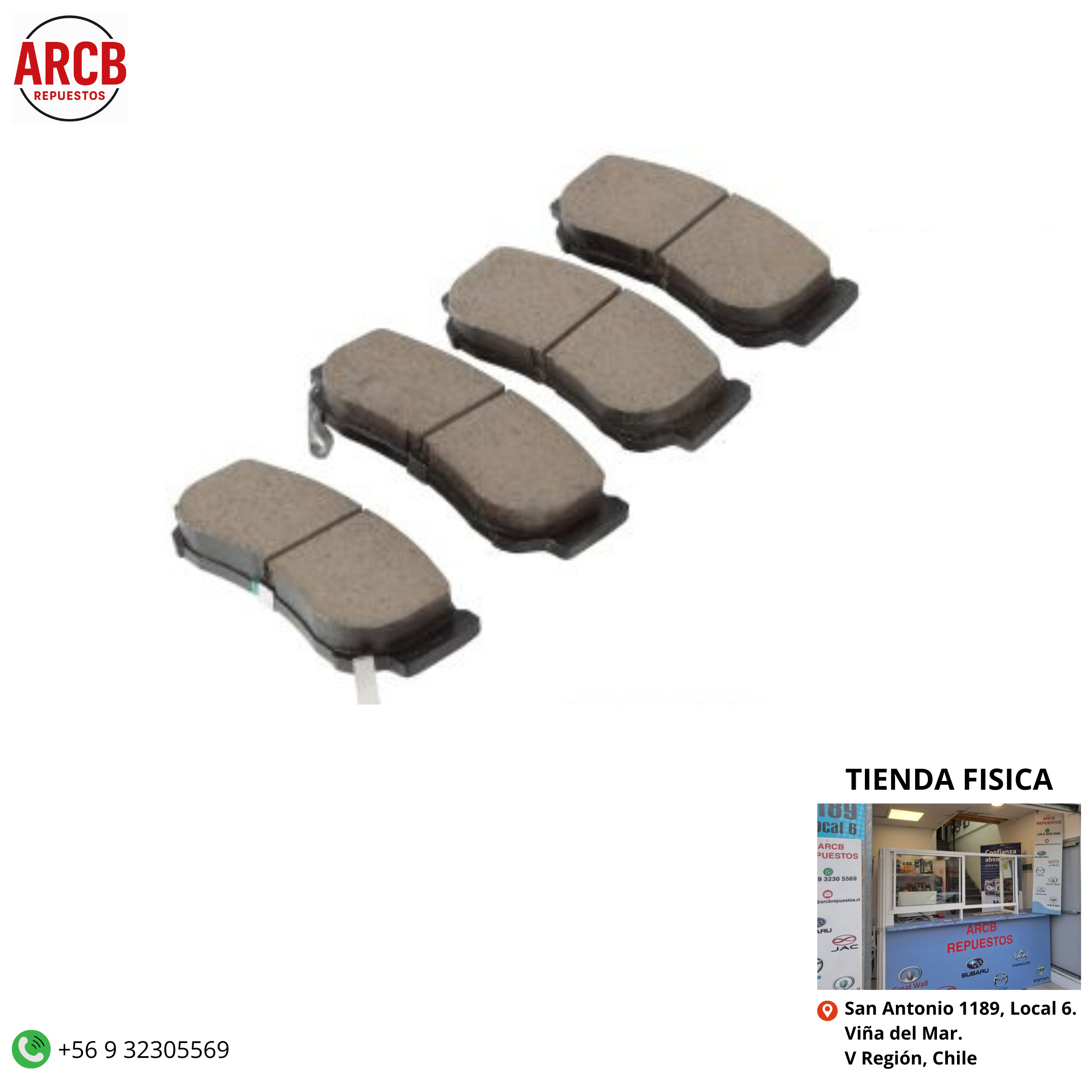 Pastillas de freno traseras Maxus T60 2.8 2.0