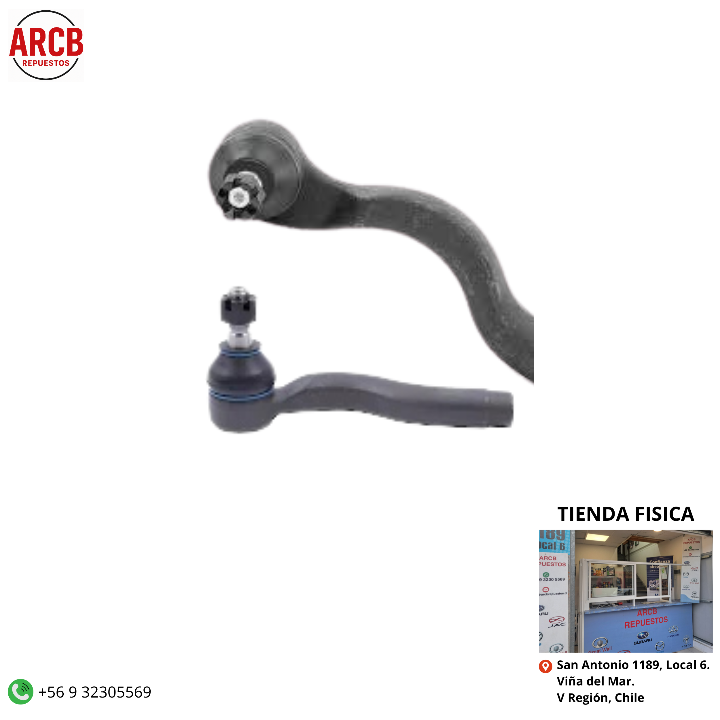 Terminal de dirección izquierdo . Mazra 3 2015 , 2019 2015-2019 P/N BJ57-32-280A