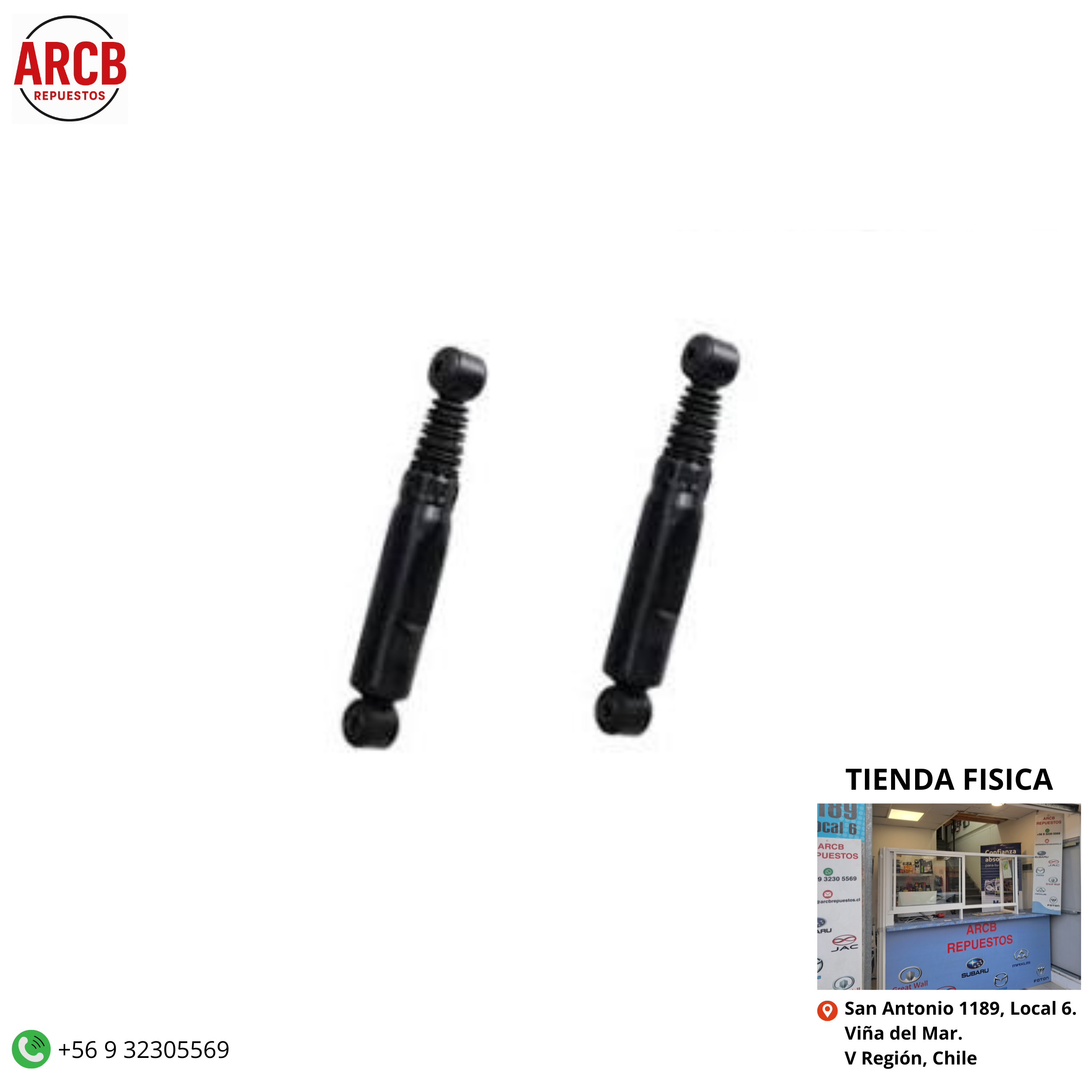 Amortiguadores Traseros Foton Midi ( PAR )