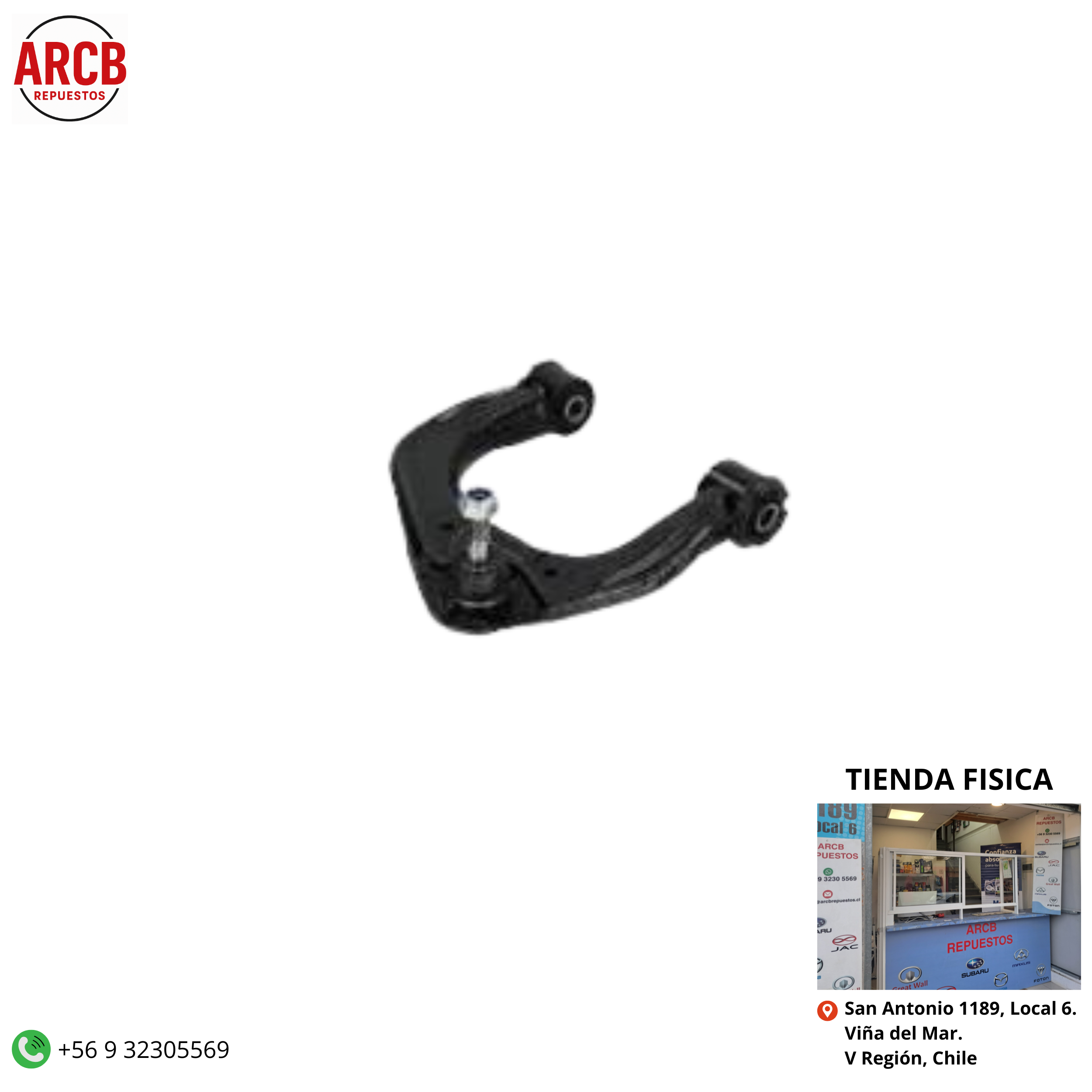 Bandeja de suspensión superior delantera derecha Mazda BT50 2013-2020 Ford Ranger 2017-2020 P/N UC3C-34-200
