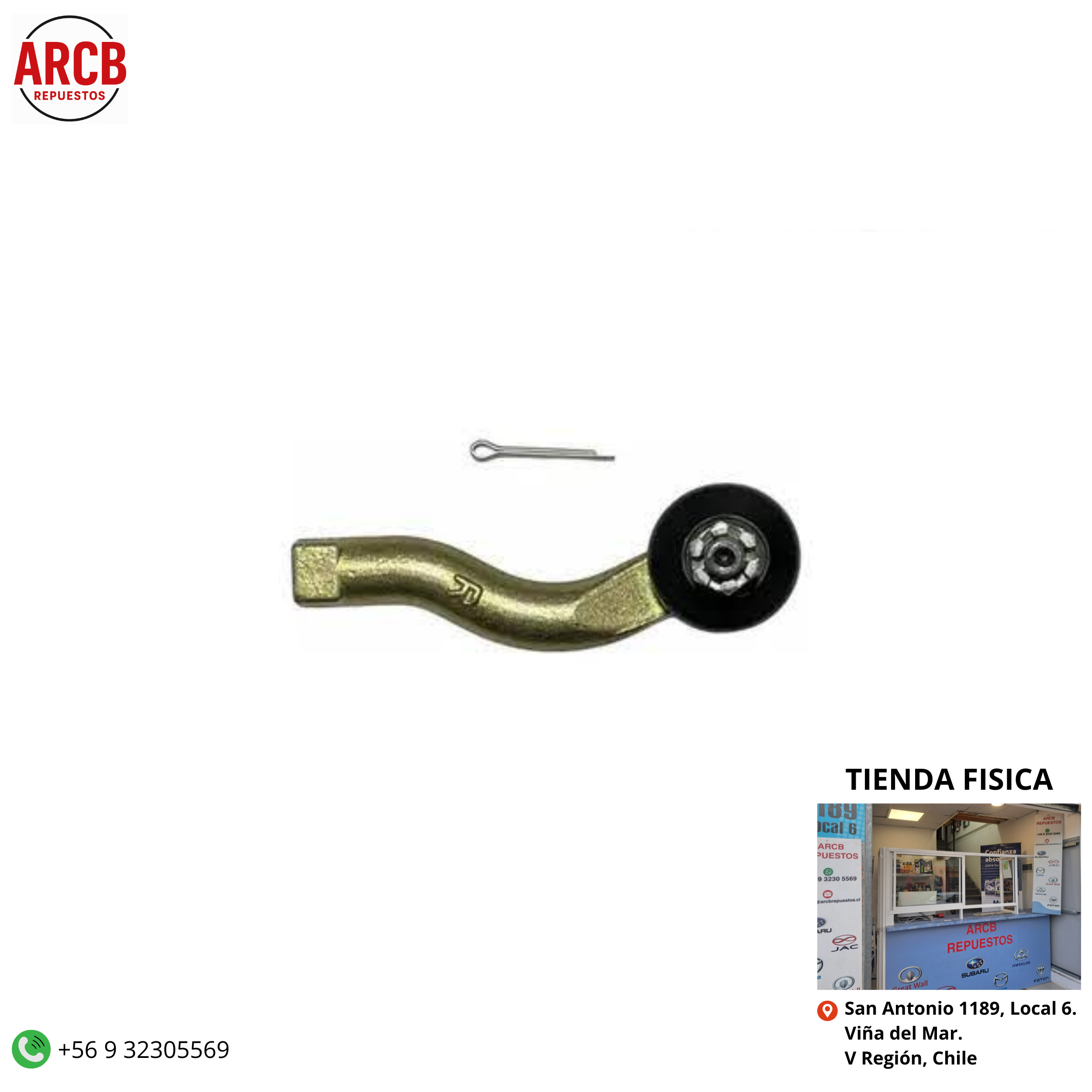 Terminal de dirección derecho Foton Midi 1.3