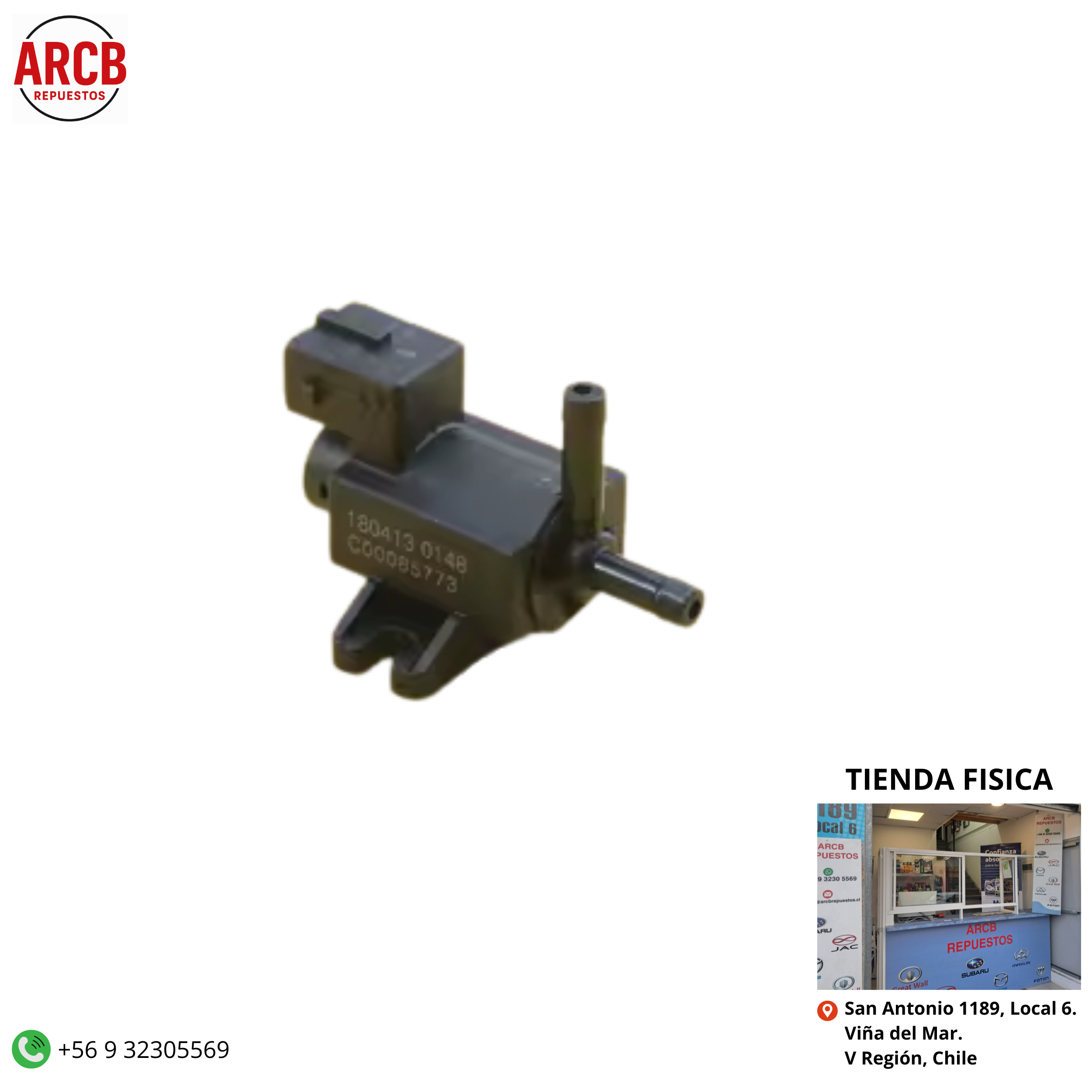 Valvula solenoide de vacio genuina Para Maxus T 60 2.8 P/N C00085773