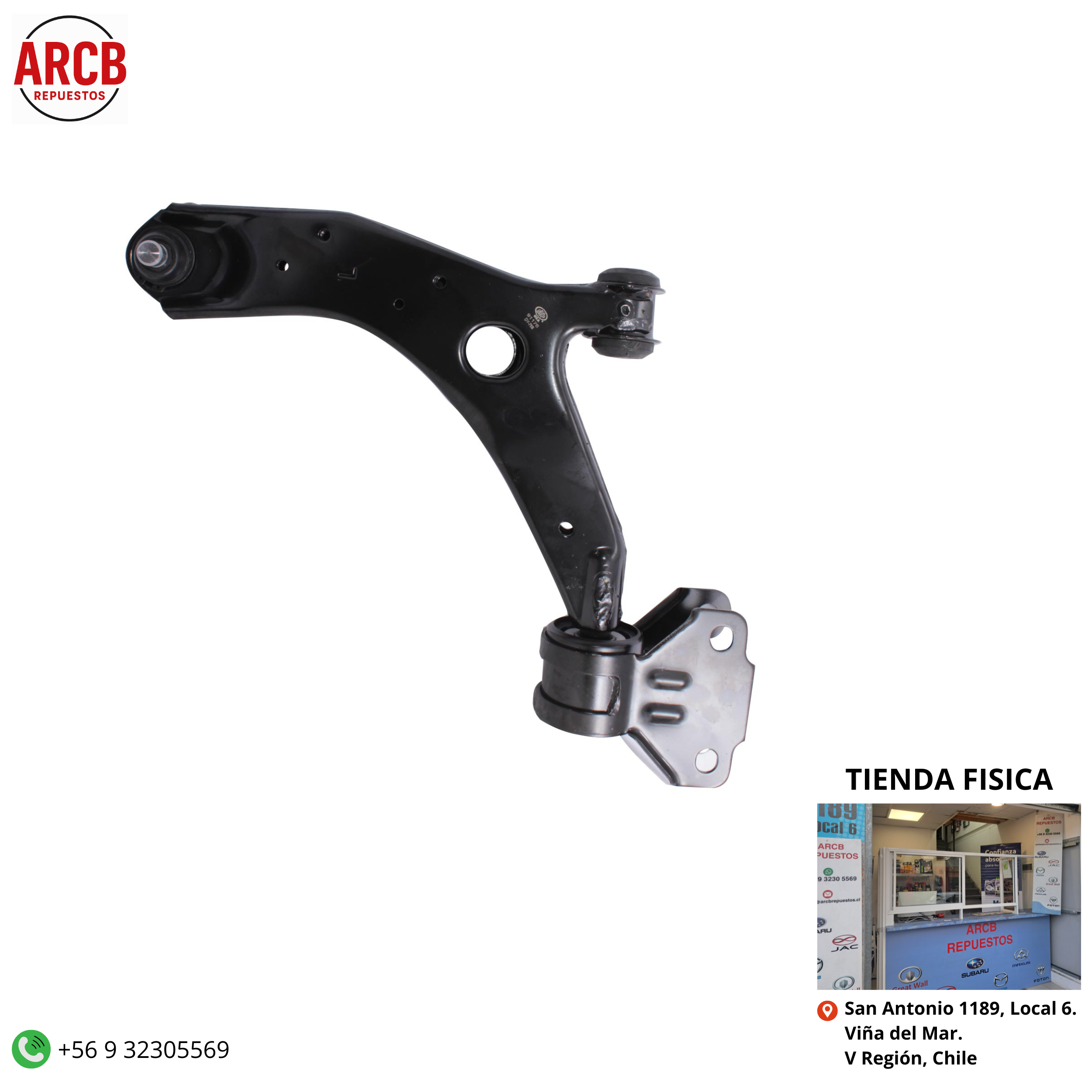 Bandeja de suspensión delantera izquierda Mazda 3 , Mazda 3R 2010-2014 P/N BBM2-34-350