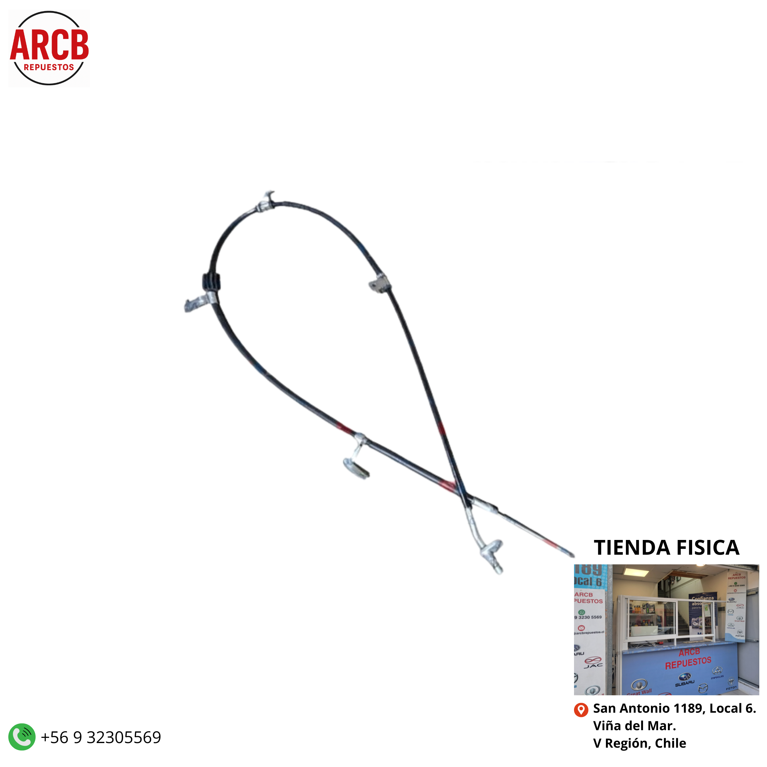 Piola de freno de mano derecha,Maxus T60 2.8 , 2.0