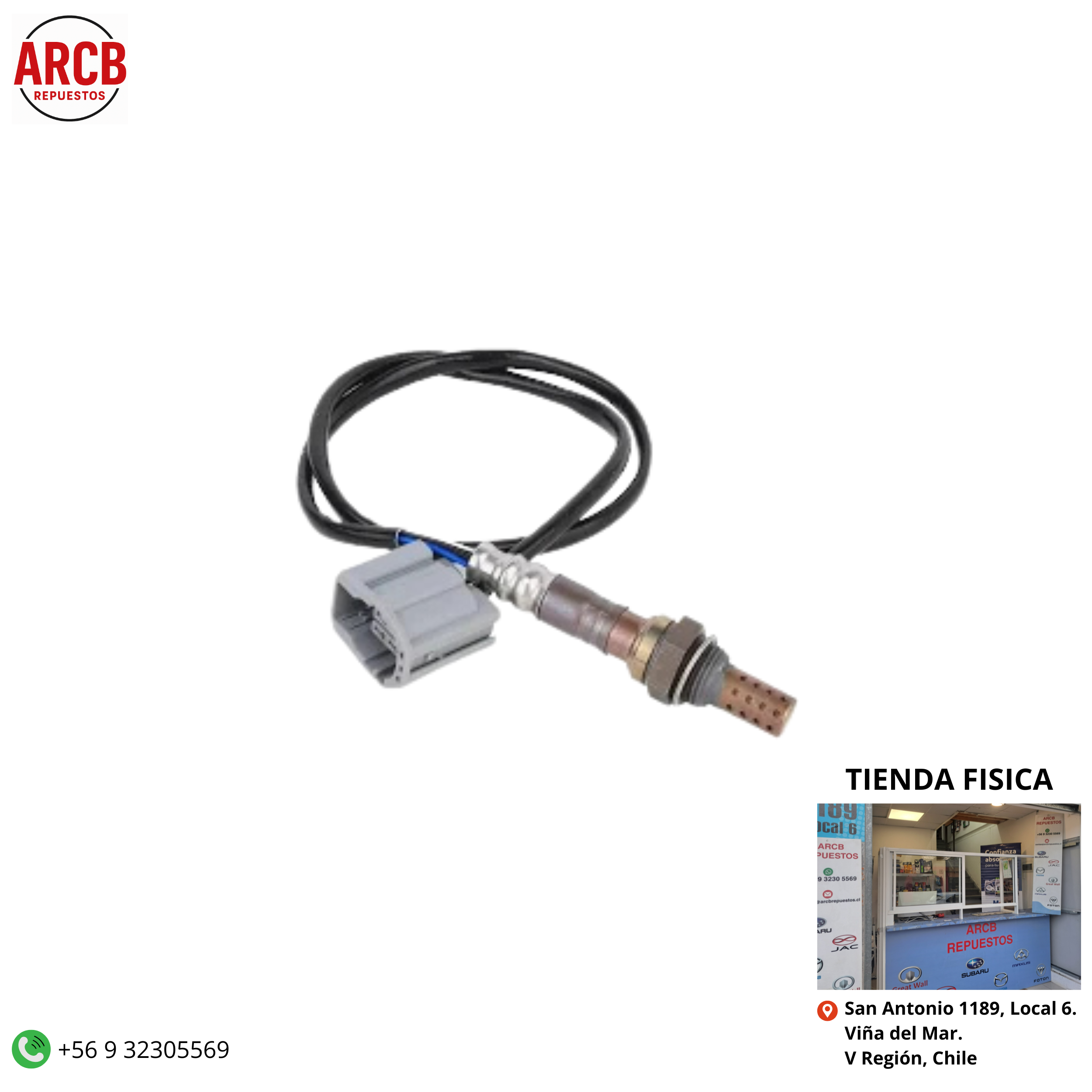 Sensor de oxígeno ( bajada de escape) Mazda 3 2004-2009 Mazda 2010-2014 P/N Z602-18-861