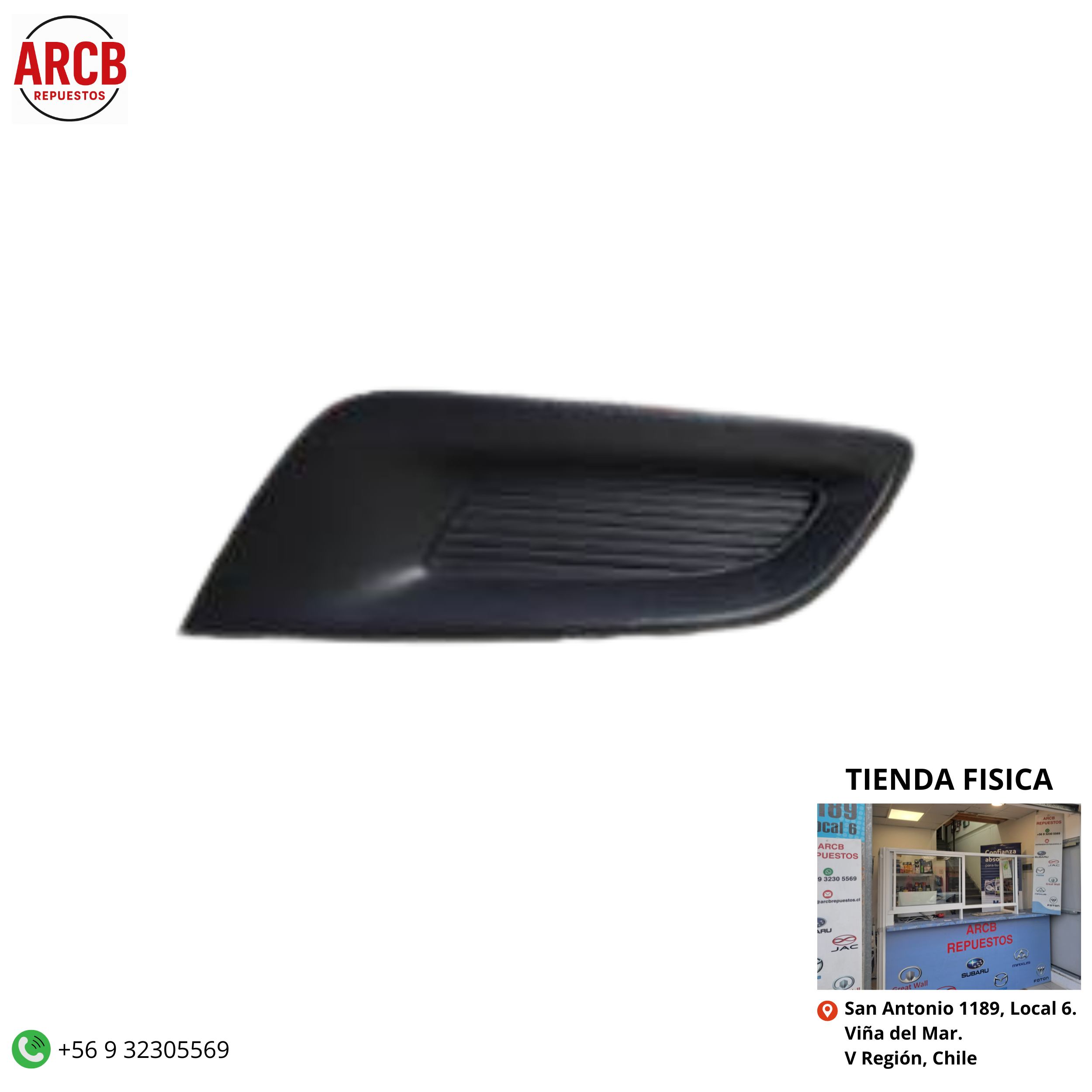 Tapa de neblinero izquierdo ORIGINAL Mazda 3 2004-2019 P/N BR5S-50-C21B