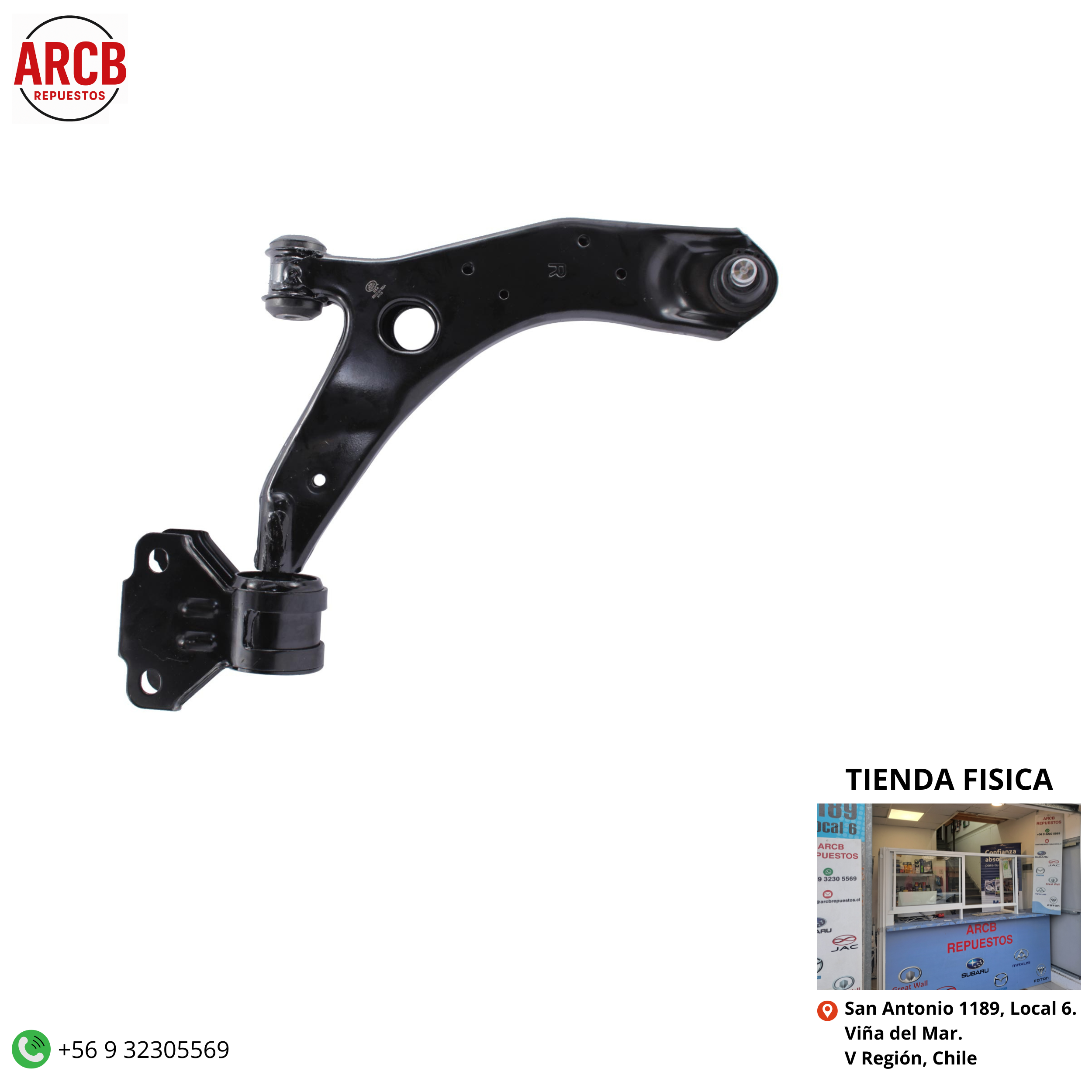 Bandeja de suspensión delantera derecha Mazda 3 , Mazda 3R, 2010-2014 P/N BBM2-34-300