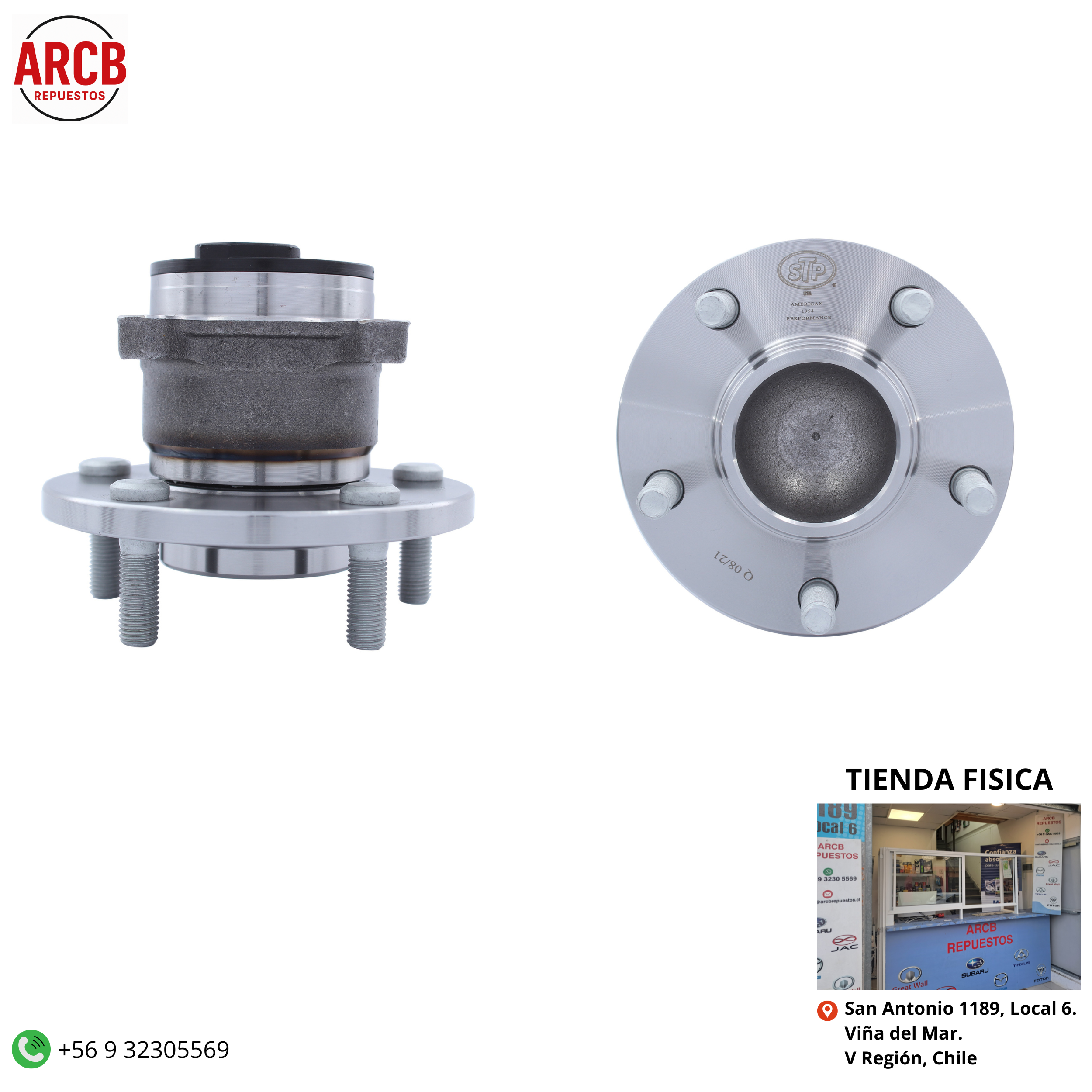 Maza de rueda trasera Mazda 3 2004-2009 MAZDA 3 2010-2014. Mazda 3R 2004-2014 ,Mazda 5 2011-2015