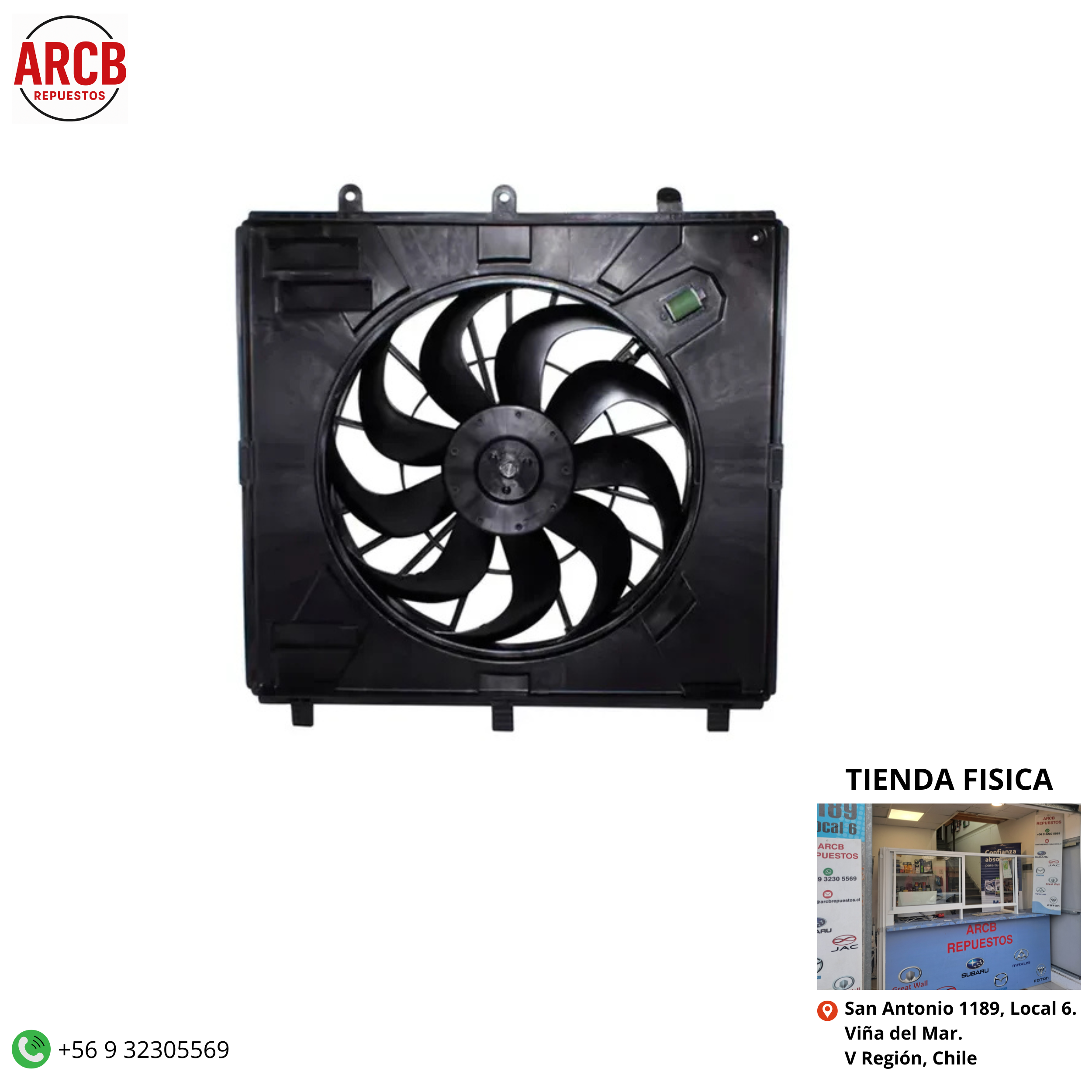 Electro Ventilador de radiador maxus T 60, 2.8