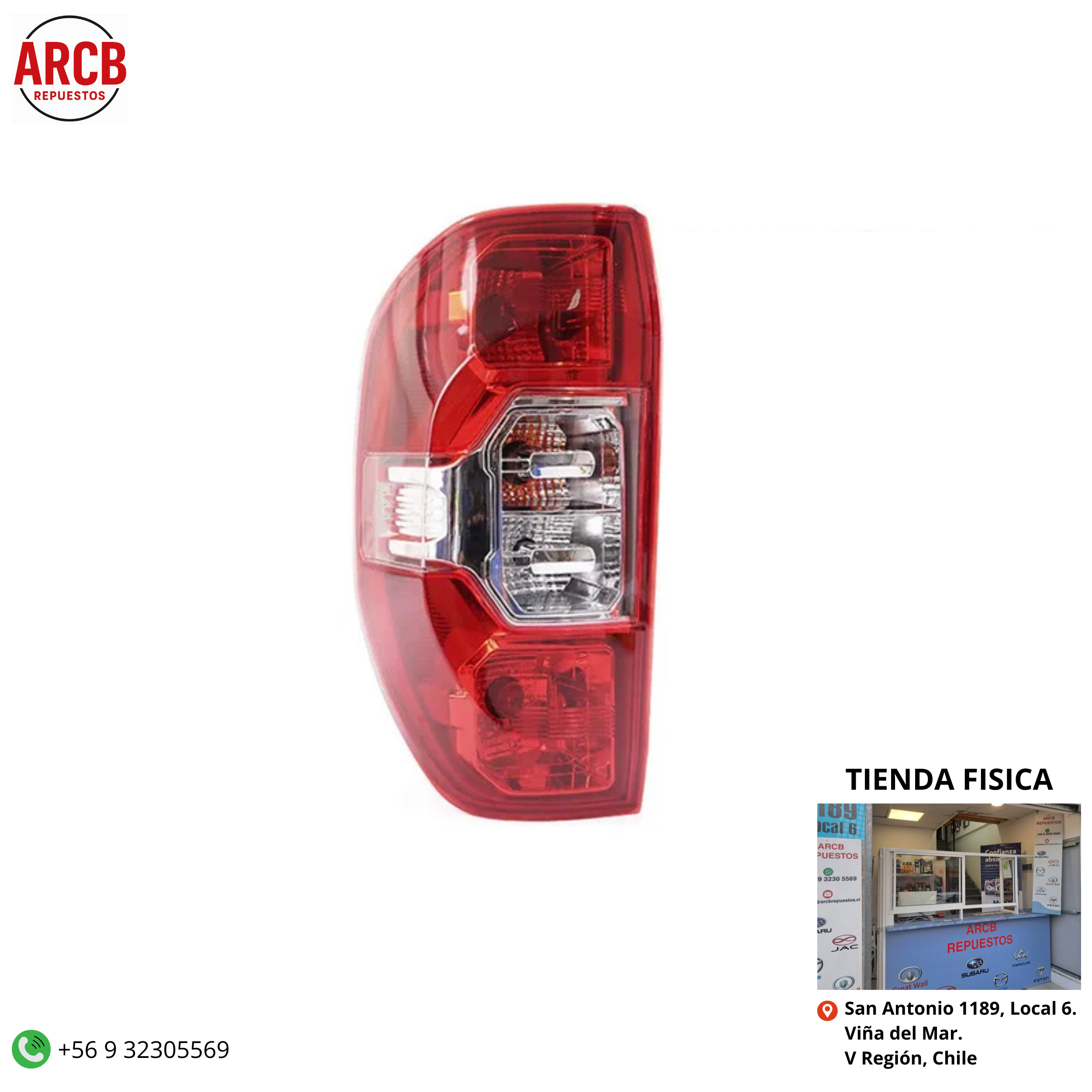 Foco trasero izquierdo Maxus t 60 2.8 2.0