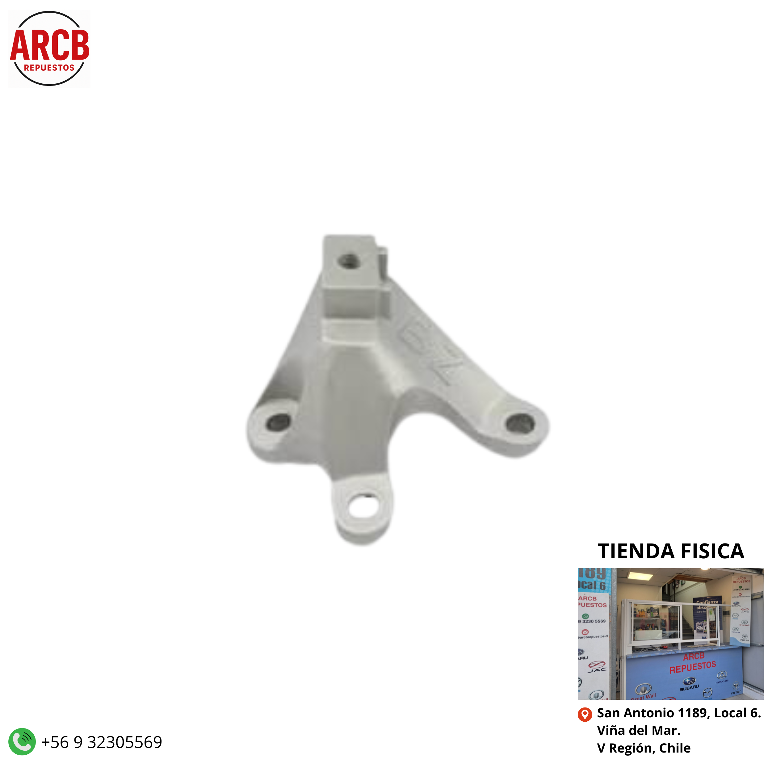 Soporte de motor izquierdo Mazda 3 MECANICO 2004 -2009 P/N BP4K-39-080