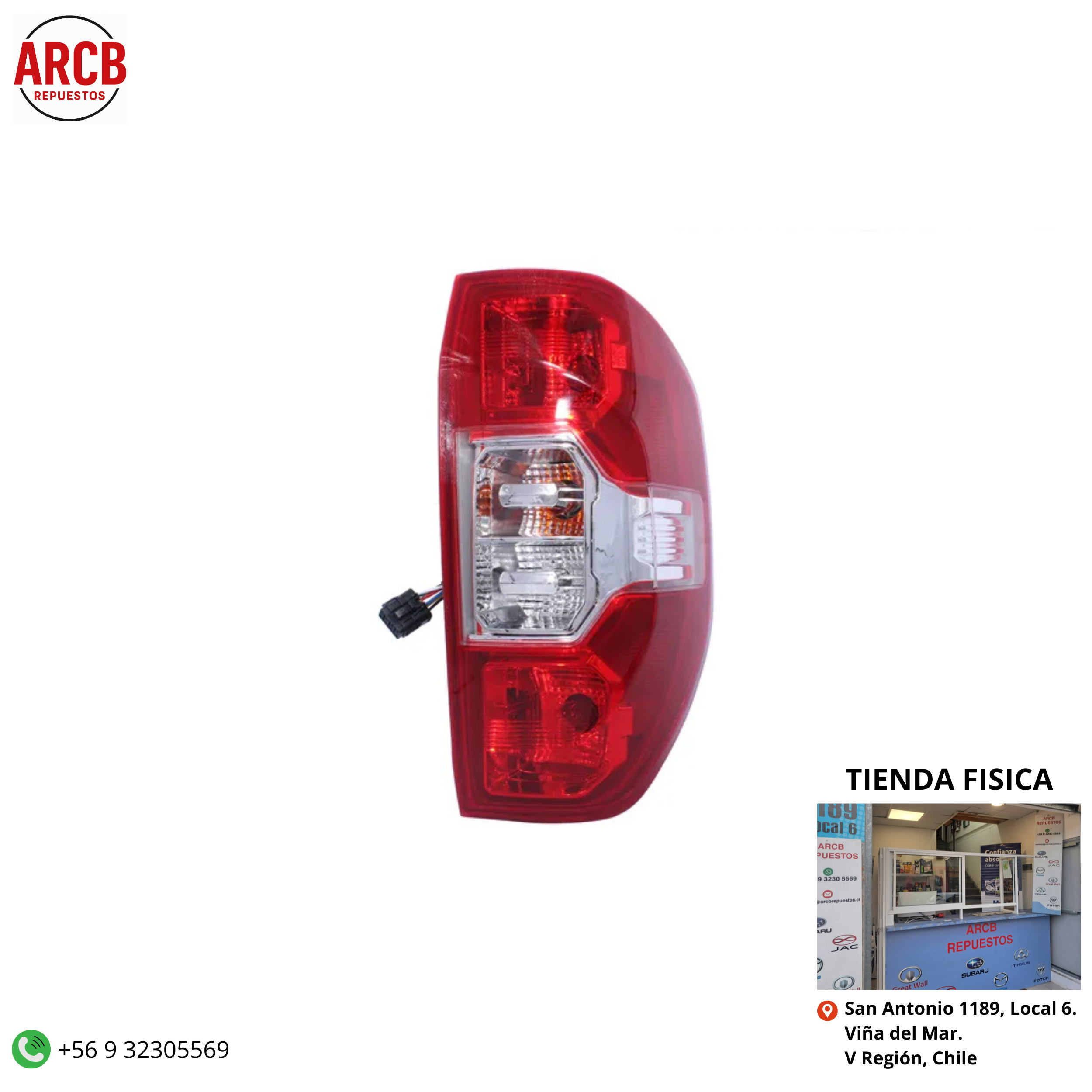 Farol trasero lado derecho Maxus T 60 2.8 , 2.0
