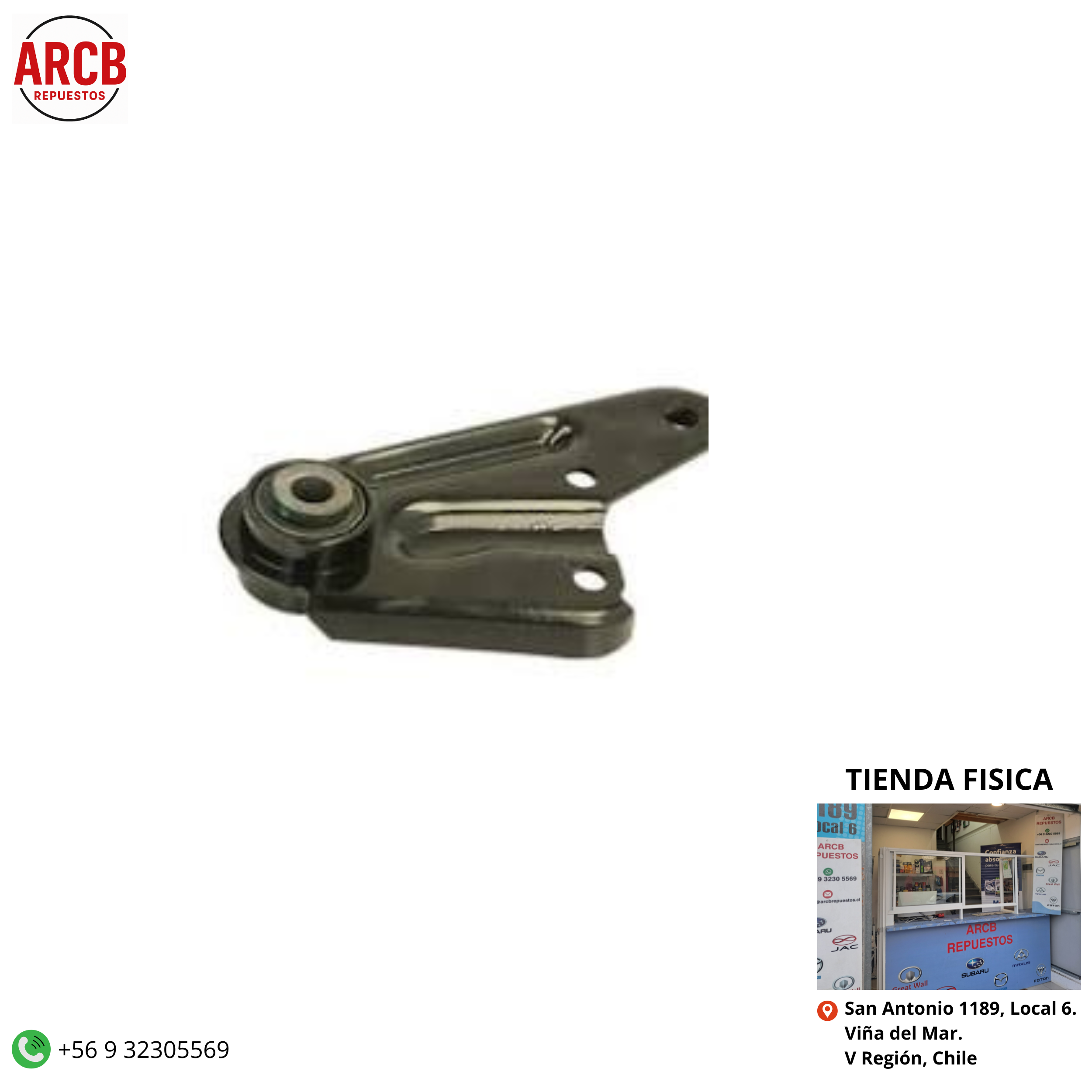 Soporte de motor tensor trasero Mazda 3 2004-2009 Mazda 3 2010-2014 Mazda 3R 2004-2014 Mazda 5 2011-2015 P/N BP4N-39-010