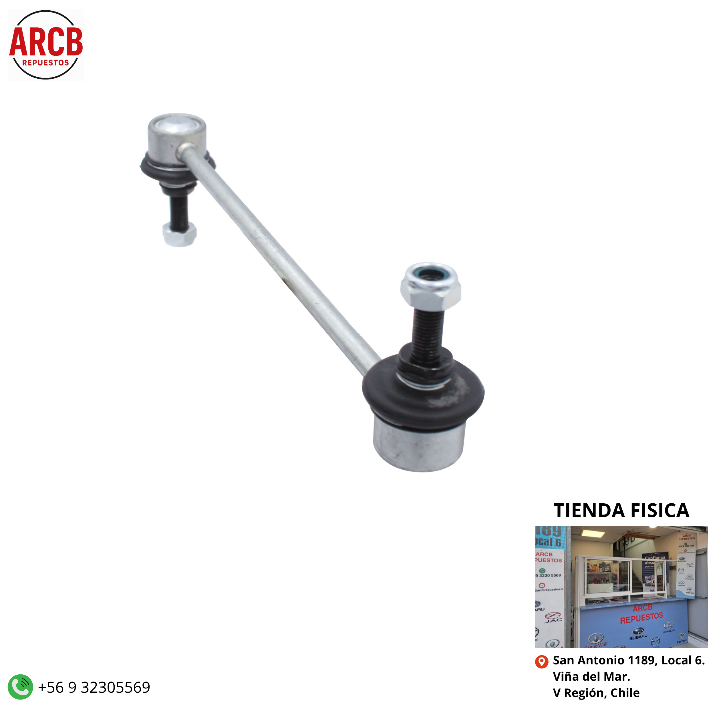 Bieleta de suspensión delantera, izquierda /derecha Mazda 2 2008-2015 Mazda2 2021-2024 ,Ford Ecosport 2013-2020 Ford Fiesta 2011-2020 P/N DF651-34-170