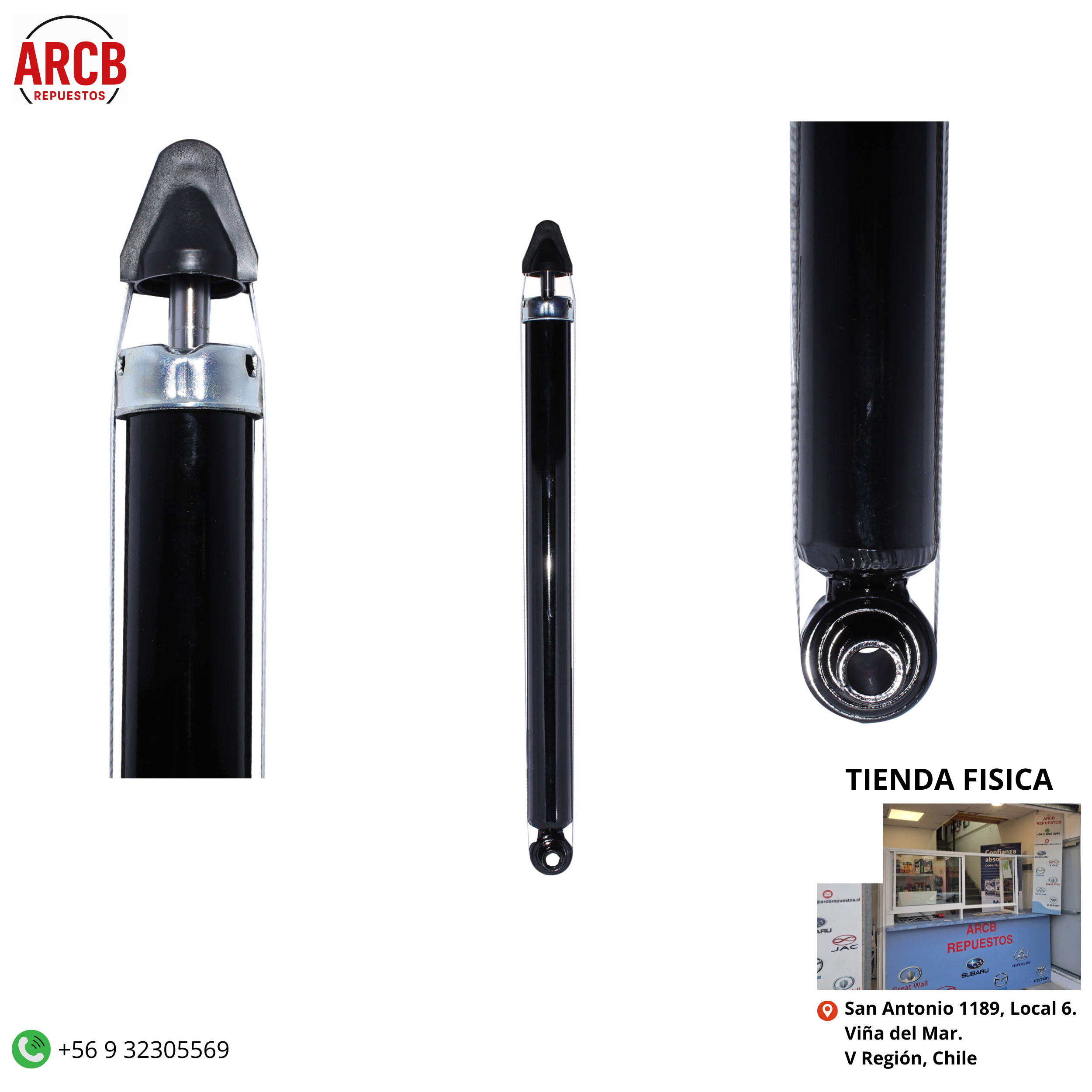 Amortiguador trasero izquierdo / derecho Mazda 3 , Mazda 3R, 2004-2009 MAZDA 5 2011-2015 P/N BP4K-28-910