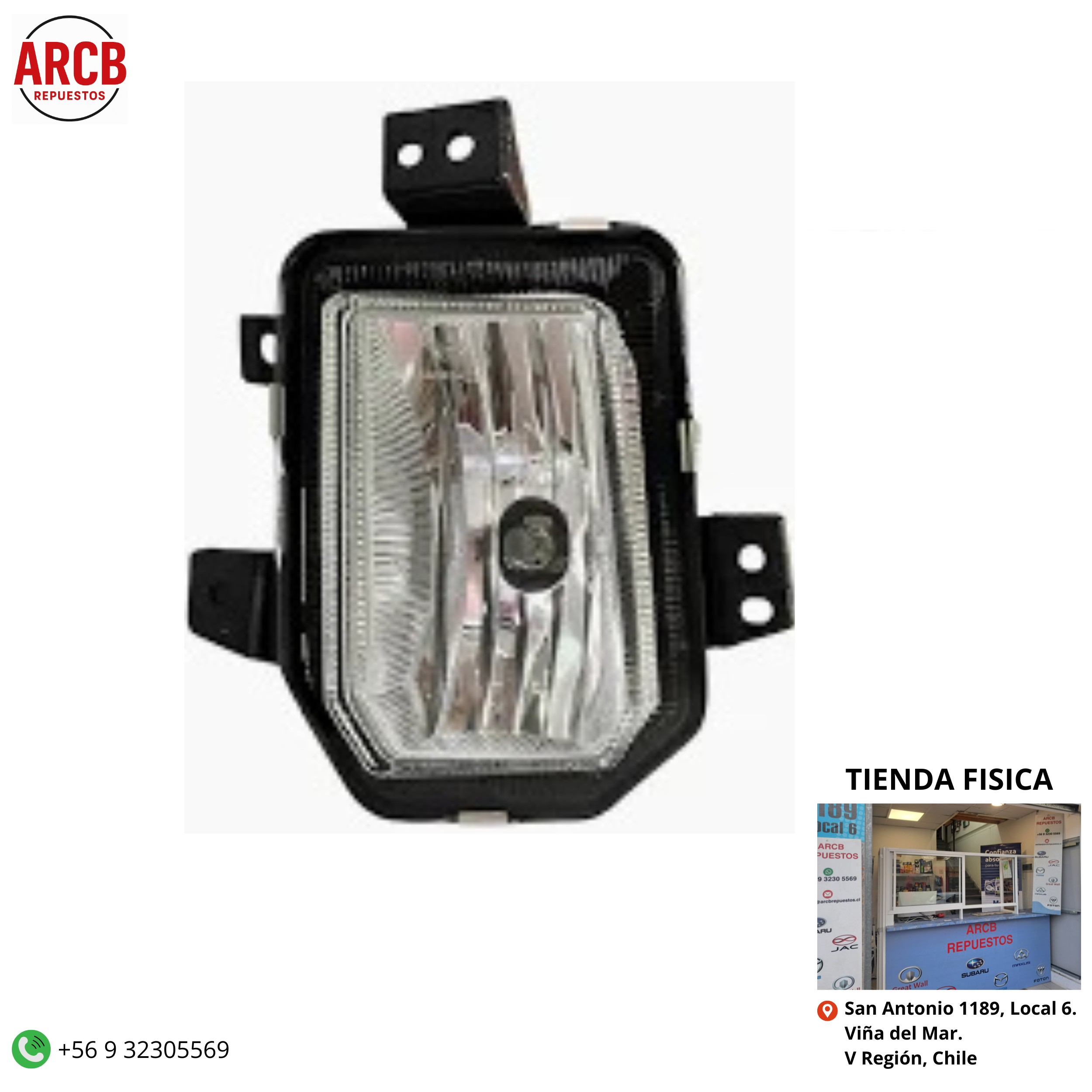 Foco Neblinero Derecho Maxus t 60 2.0 ,2.8