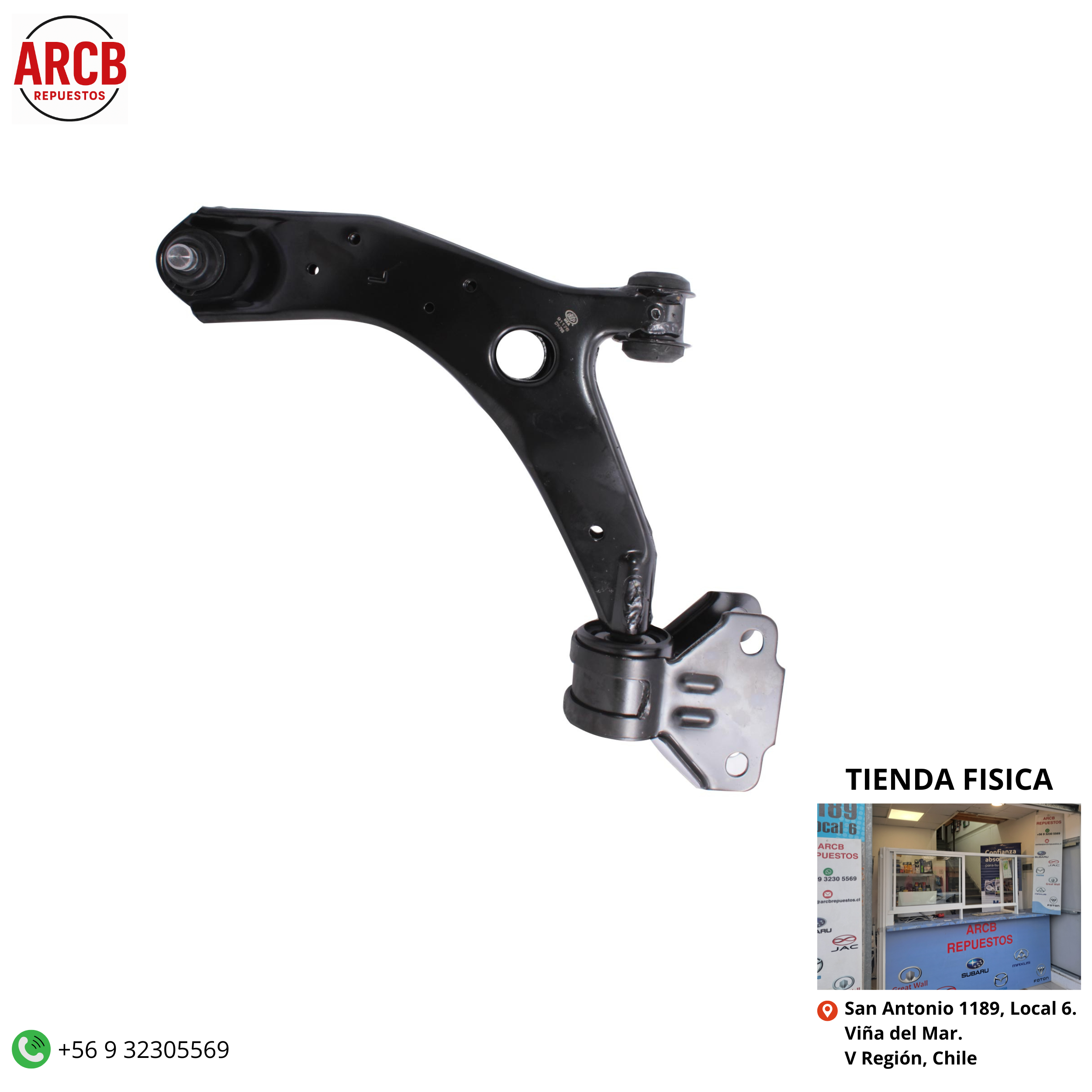 Bandeja de suspensión delantera izquierda Mazda 3 , Mazda 3R, Mazda 5, 2004-2009 P/N B22-34-350