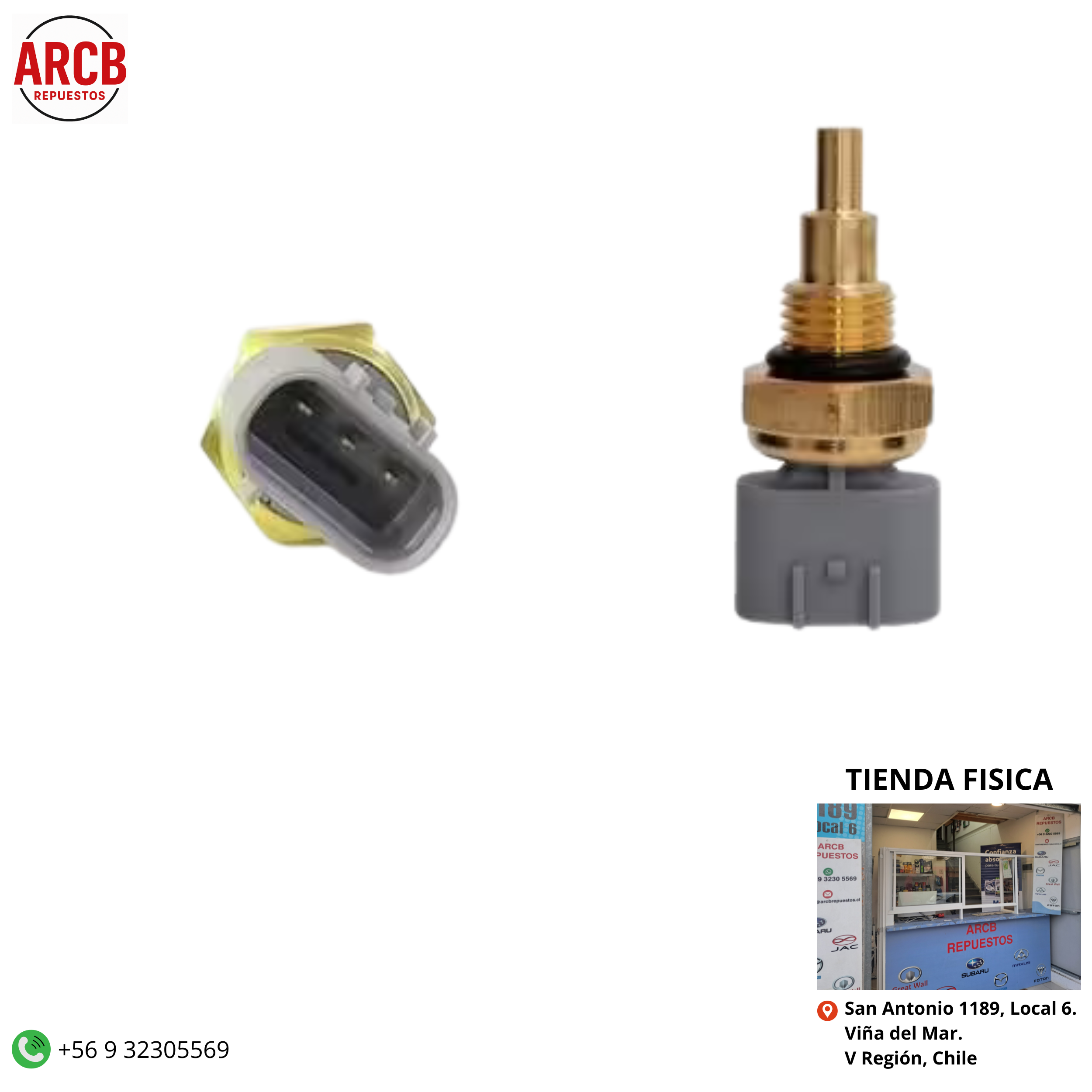 Sensor de temperatura de motor Foton Midi Truck 1.3