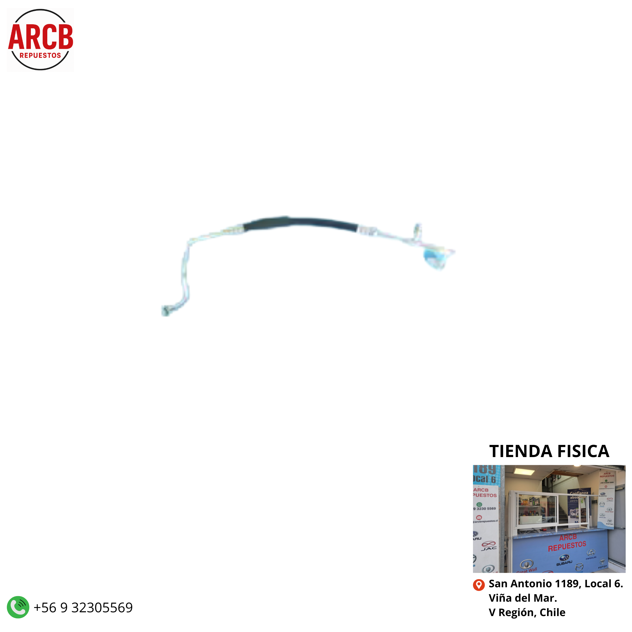 Manguera de salida del aire acondicionado Mazda 3 2004-2009 P/N BP4K-61-462D