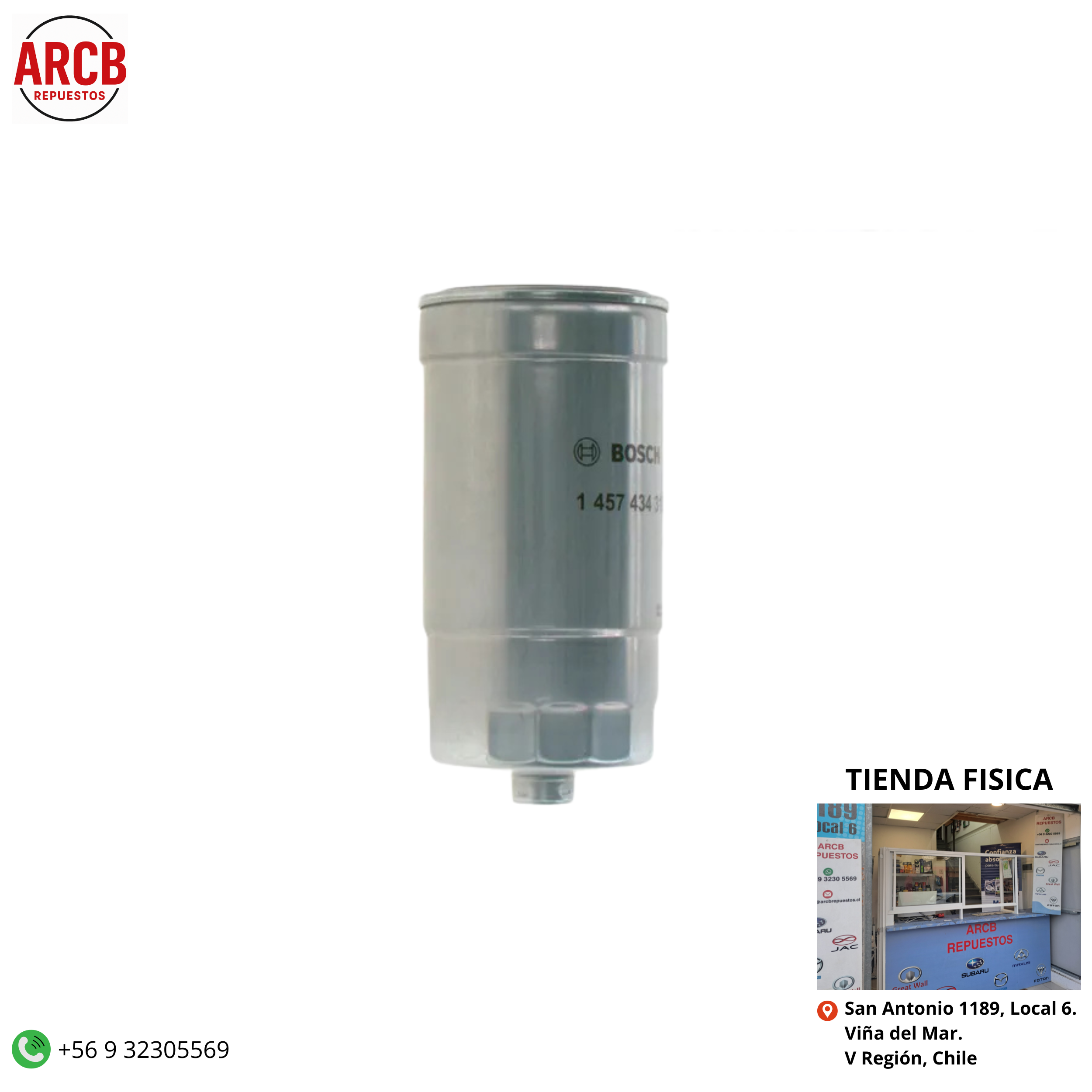 Filtro de combustible Maxus T60 2.8