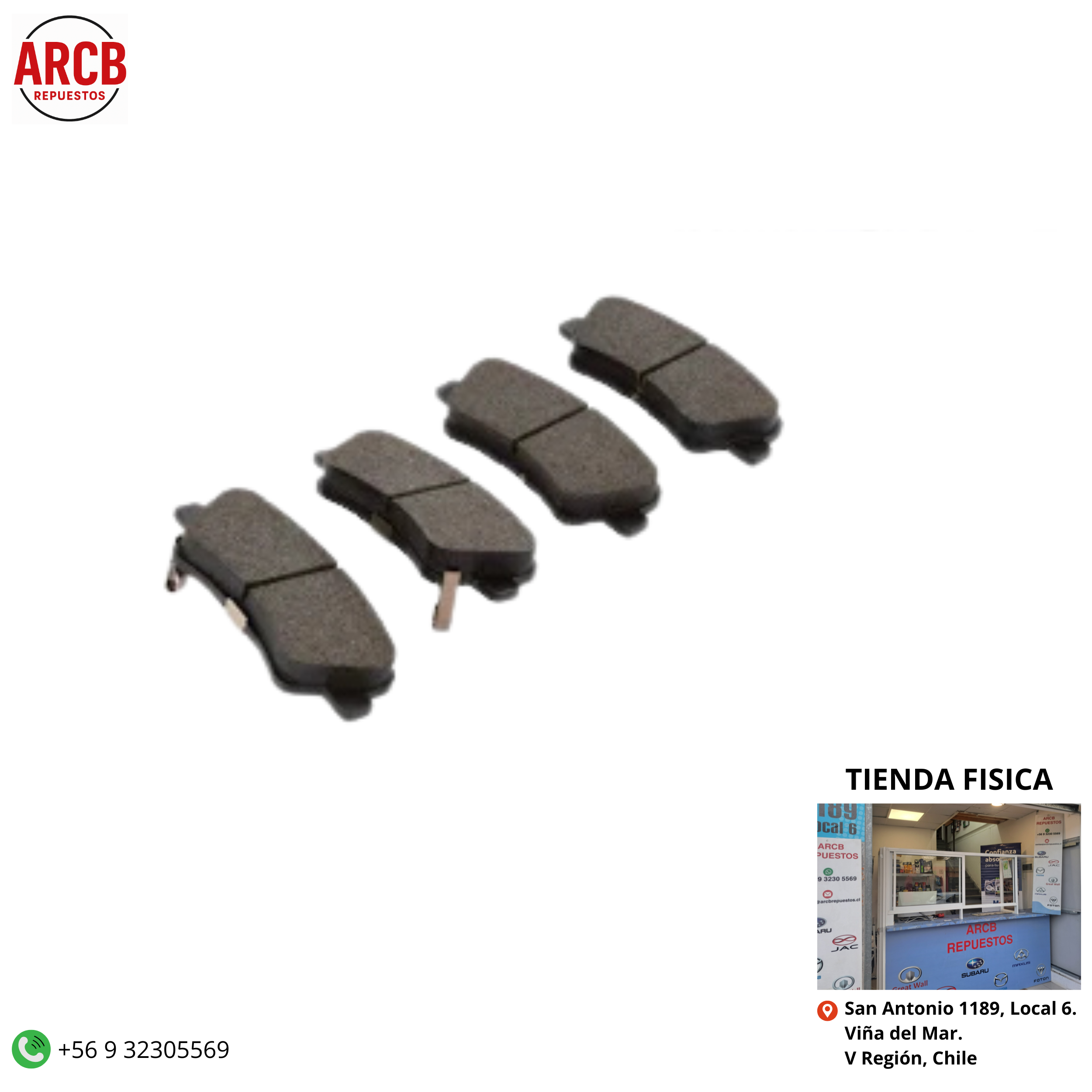 Pastillas de freno delanteras Maxus G10