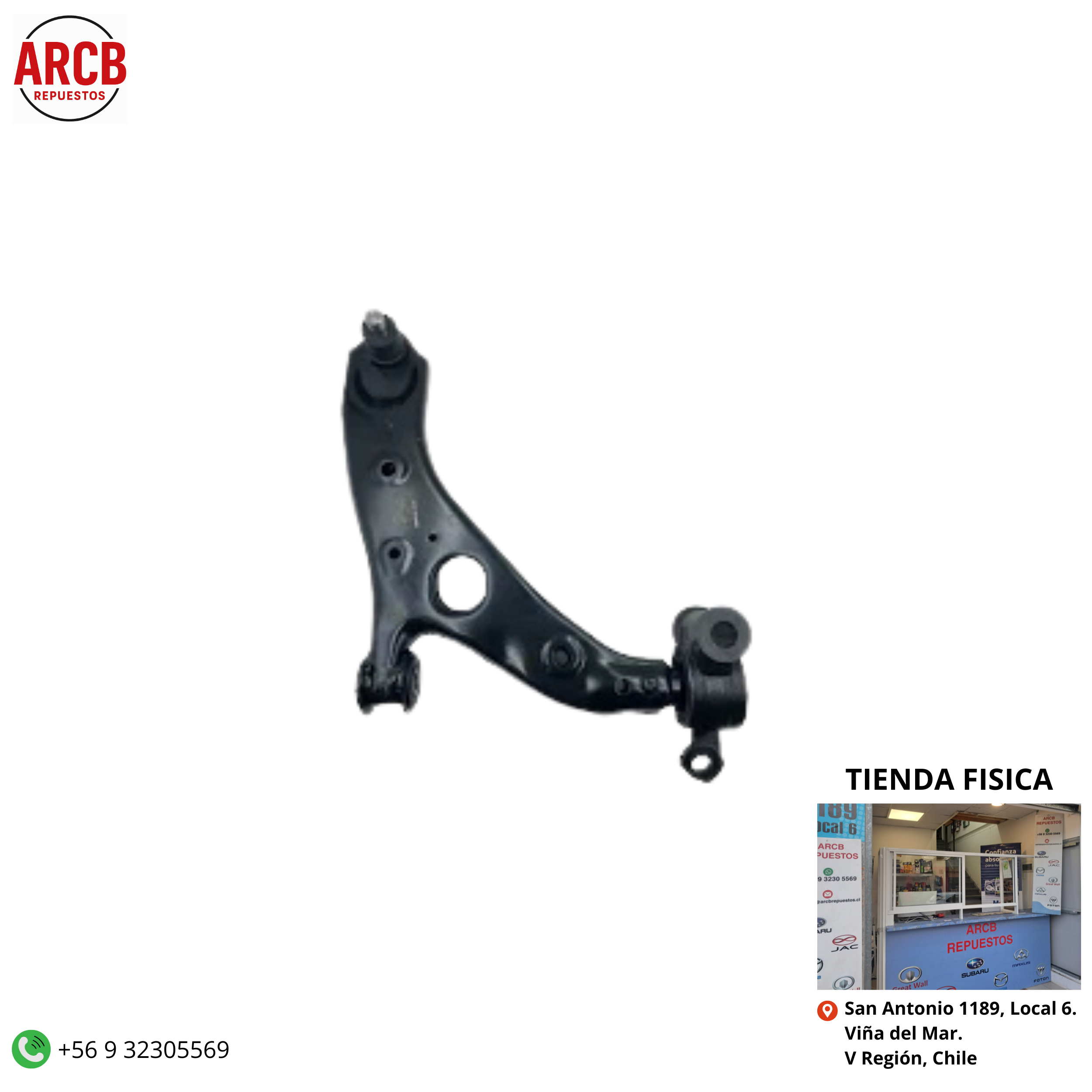Bandeja de suspensión derecha Mazda CX5 2012-2017 P/N GHP9-34-300