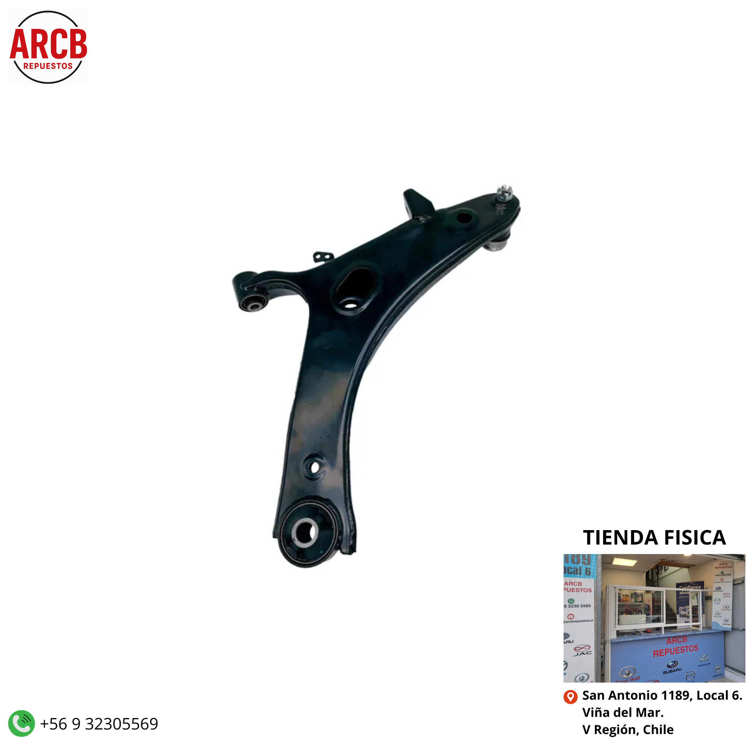 Bandeja de suspensión izquierda Subaru XV 2013-2017 P/N 20202-FJ050