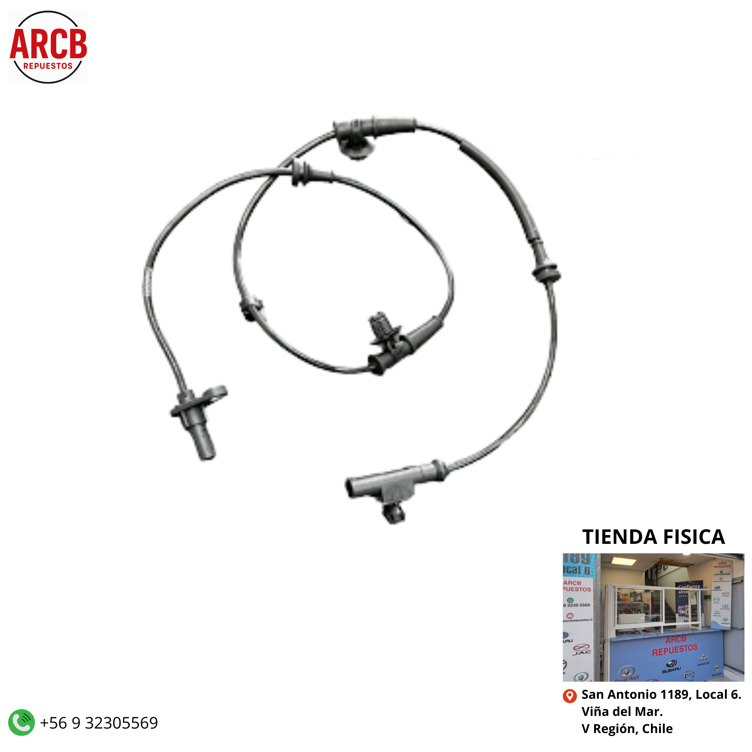 Sensor ABS delantero derecho Maxus T 60 2.8 2.0