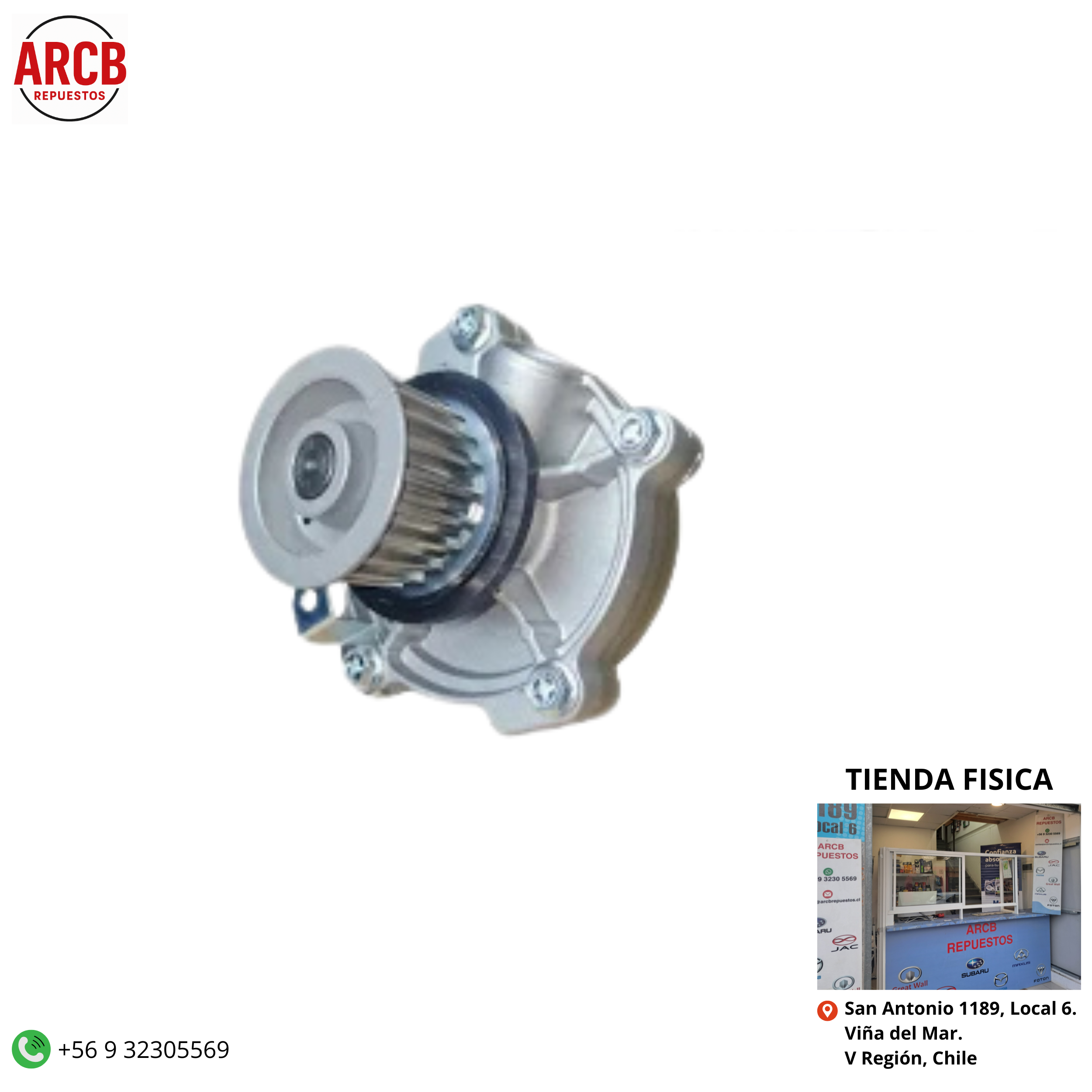 Bomba de agua con base Maxus T60 V80