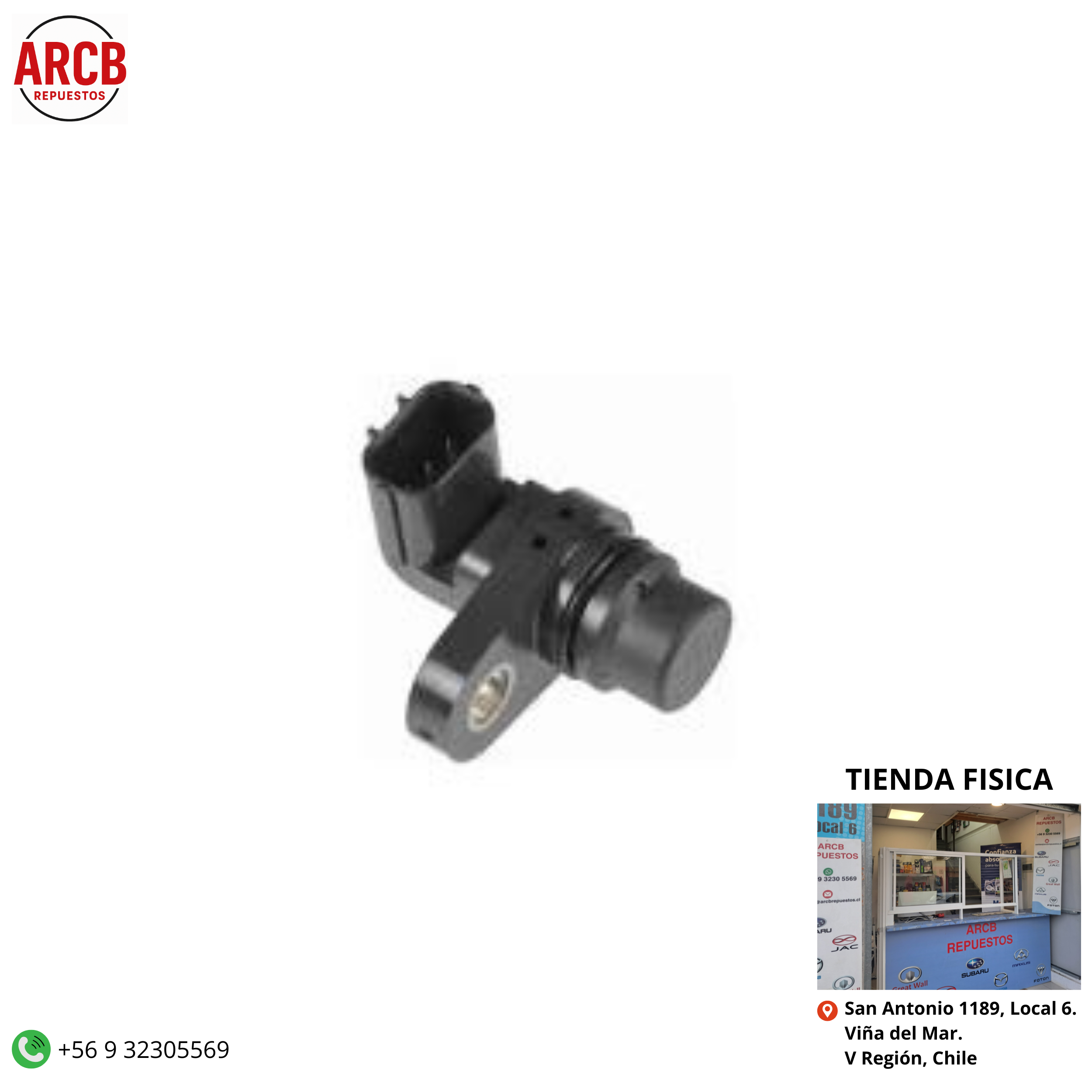 Sensor de posicion de cigüeñal Mazda 3 2004-2009 Mazda 2008-2014 Mazda 2008-2015 P/N ZJ01-18-221