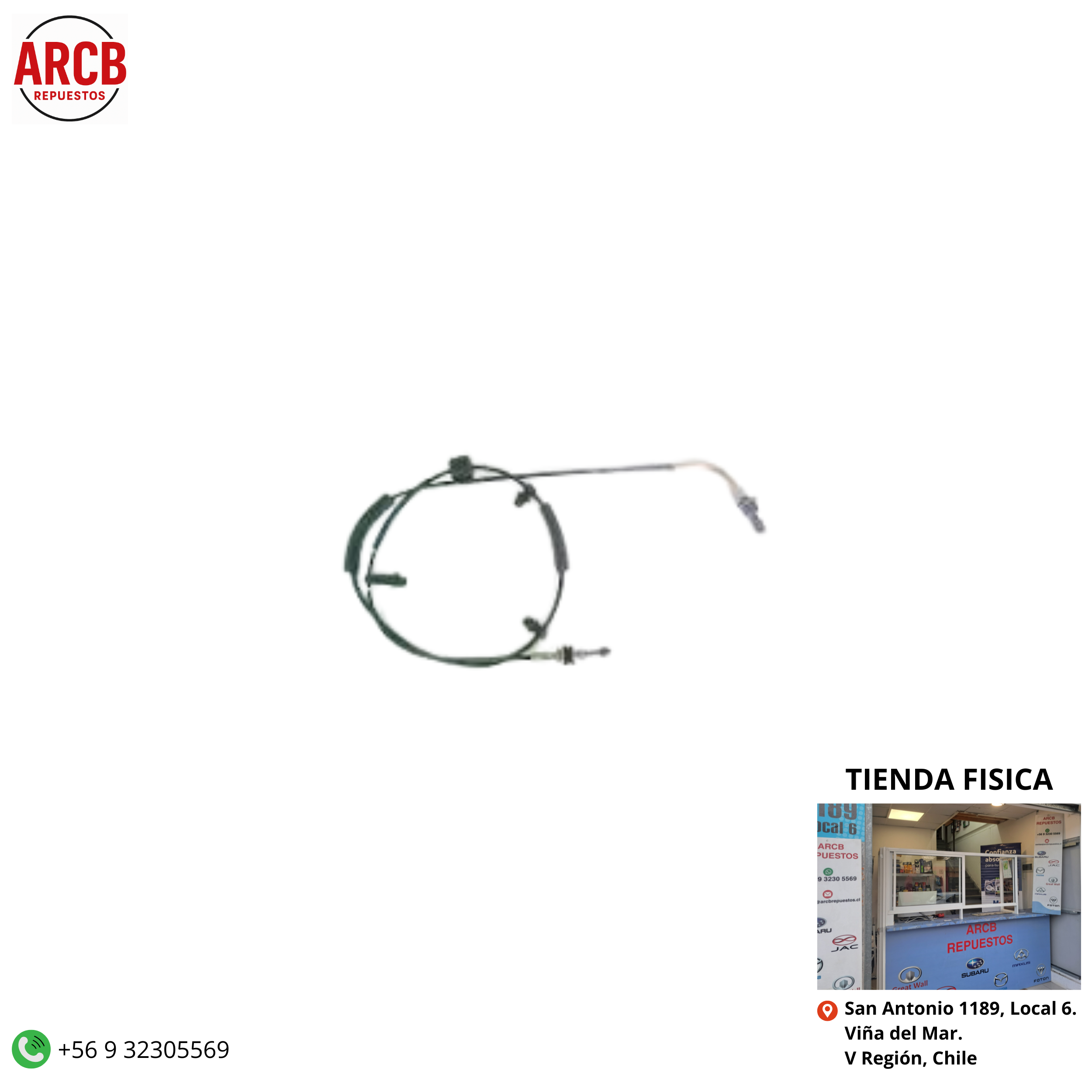 Piola de acelerador Mazda 3 2004-2009 P/N BP4L-41-660