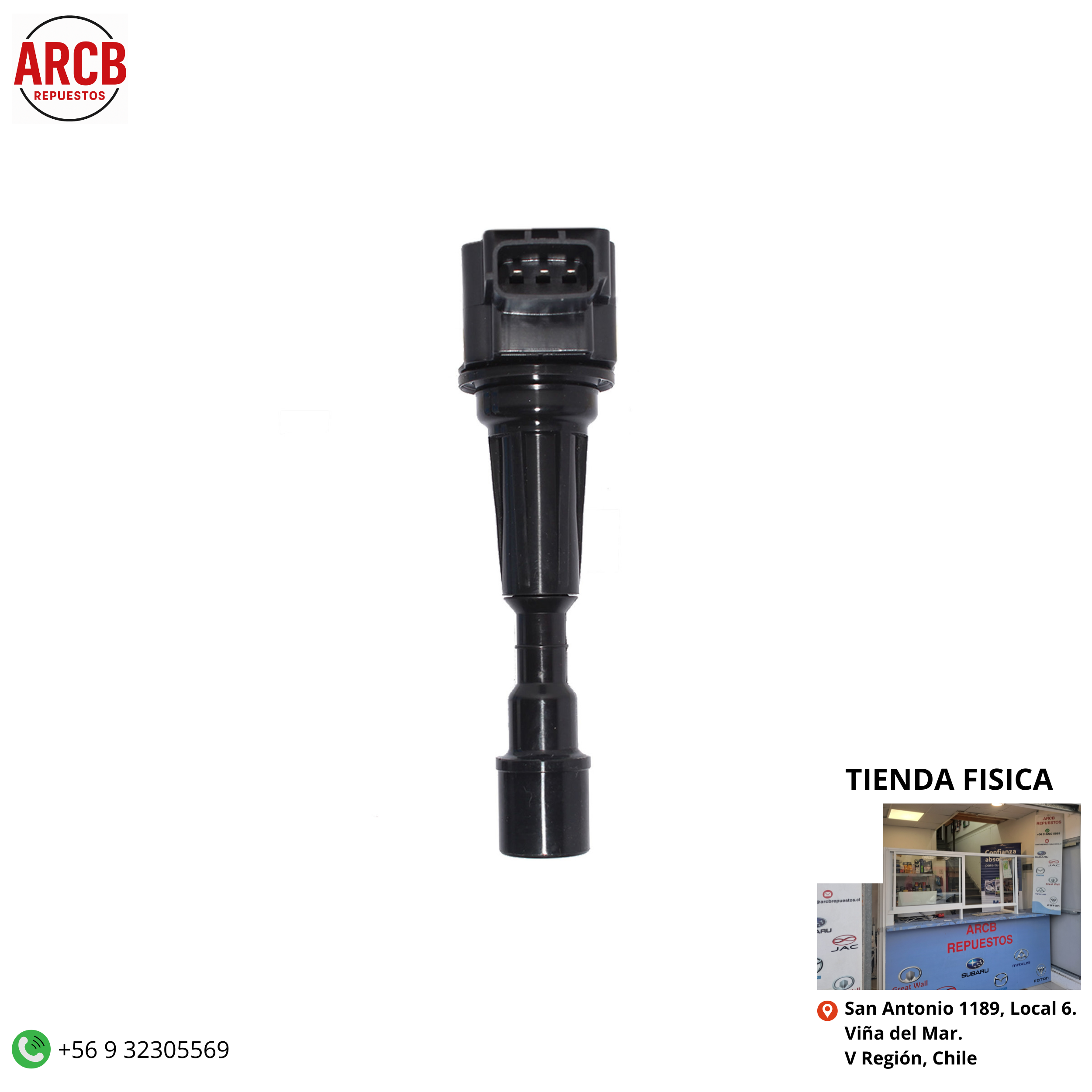 Bobina de encendido tipo lapiz Mazda 3 2004-2009 , Mazda 3 2010-2014