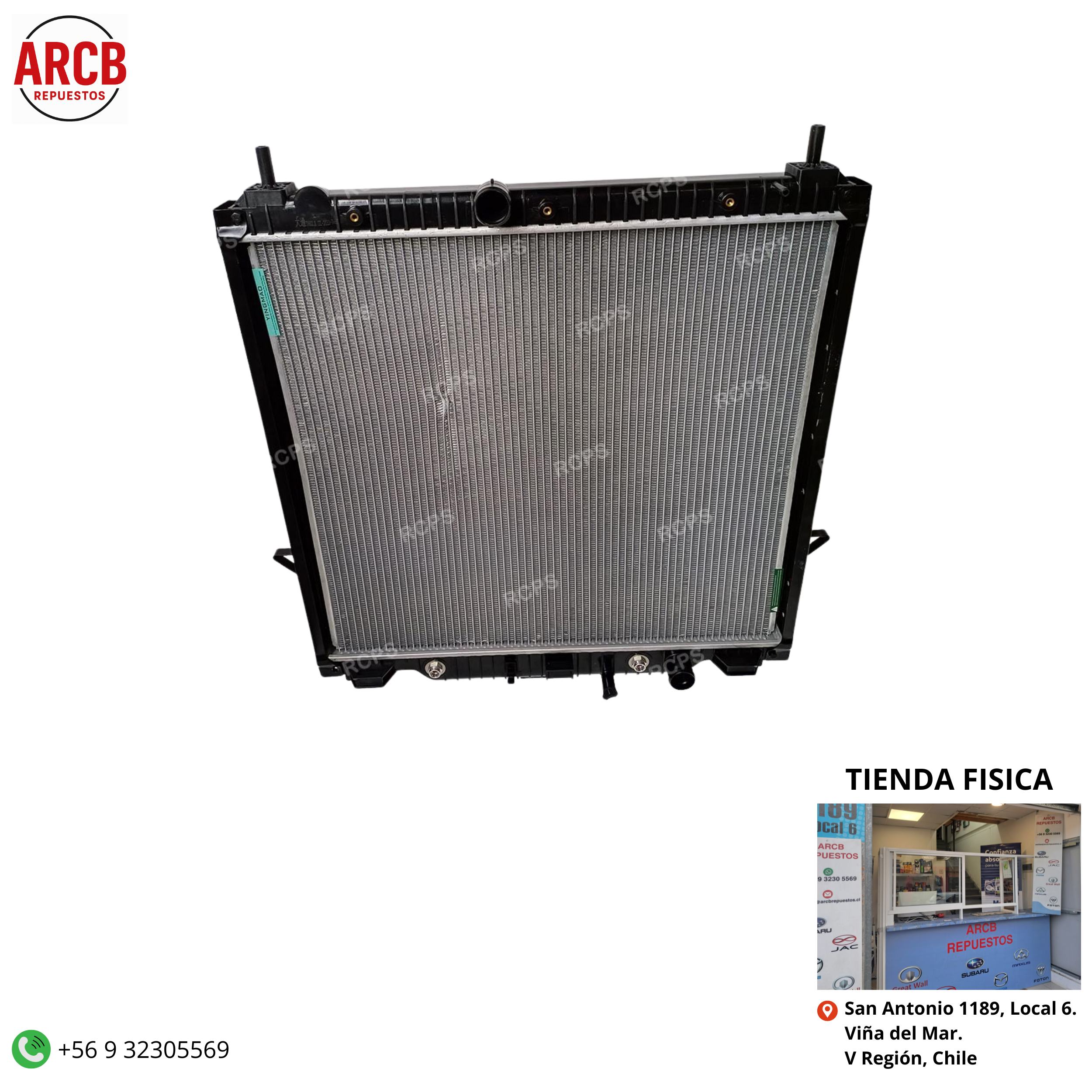 Radiador de agua Maxus T 60 caja autimatica