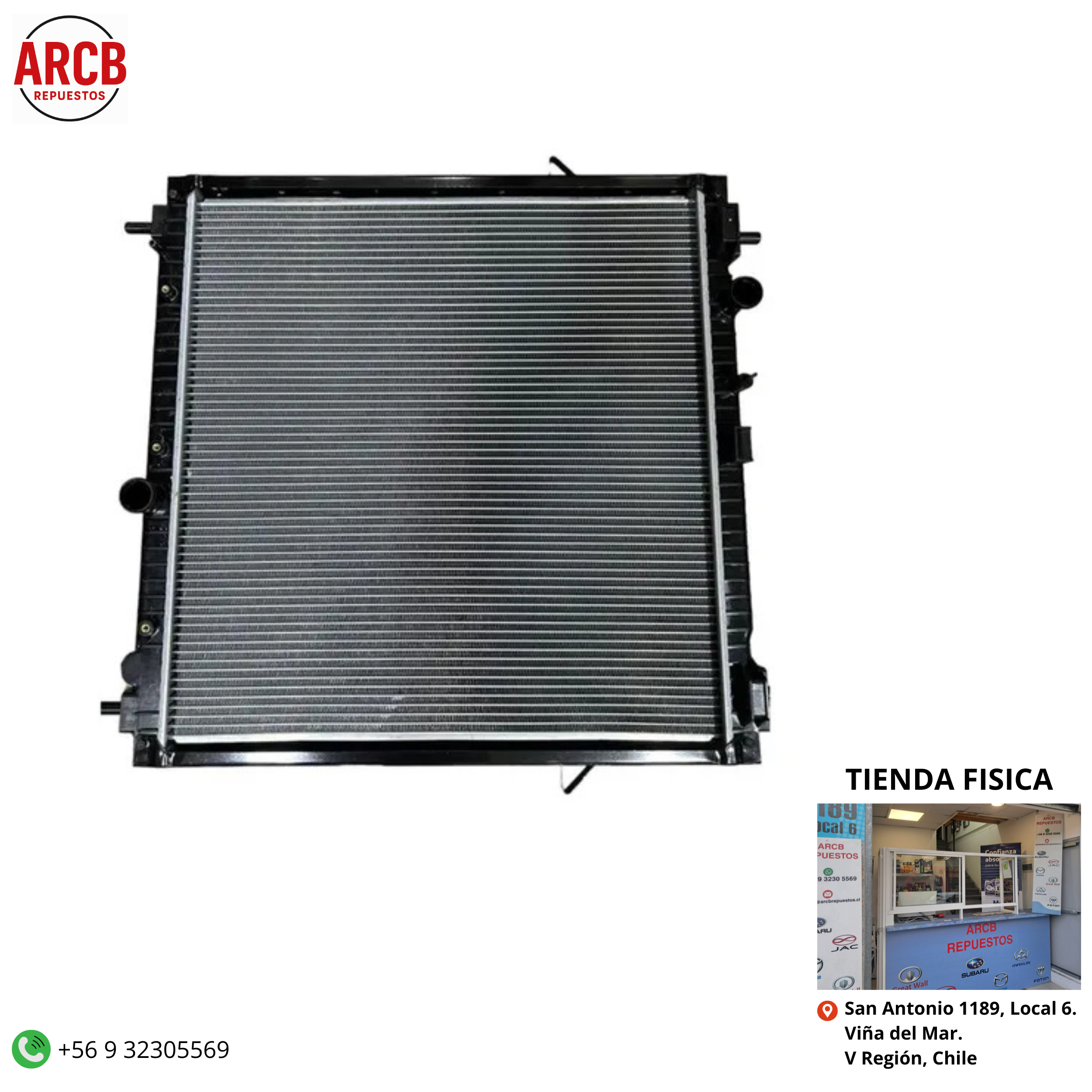 Radiador para camioneta Maxus T 60 2.8 mecanico