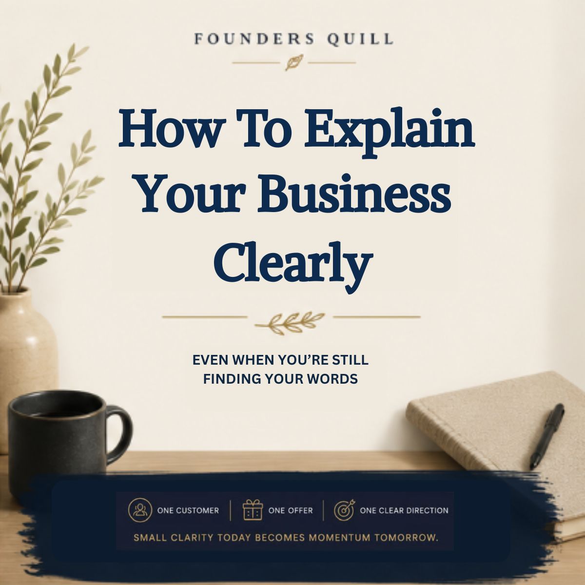 How To Explain Your Business Clearly