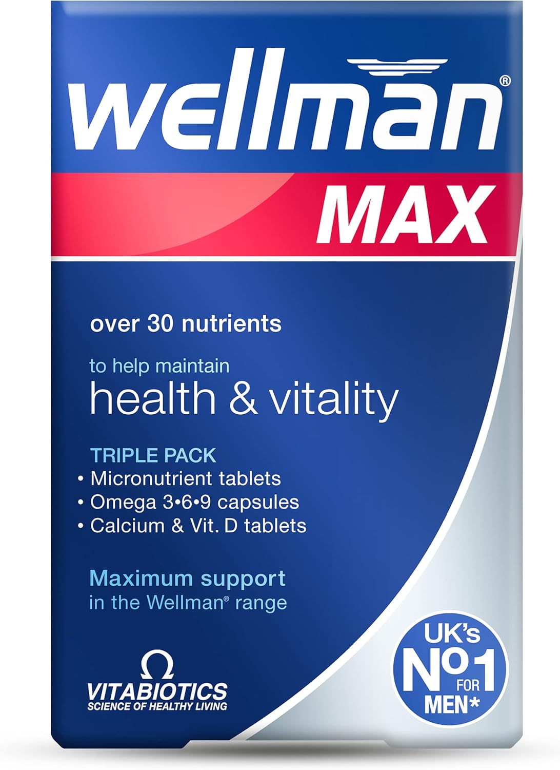 Wellman Max - Triple Pack Multivitamin (84 Tablets/Capsules)