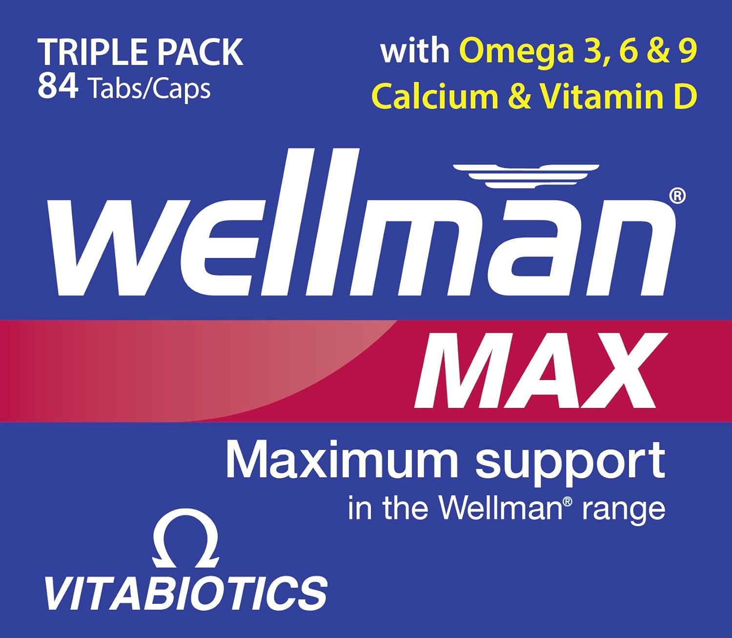 Wellman Max - Triple Pack Multivitamin (84 Tablets/Capsules)