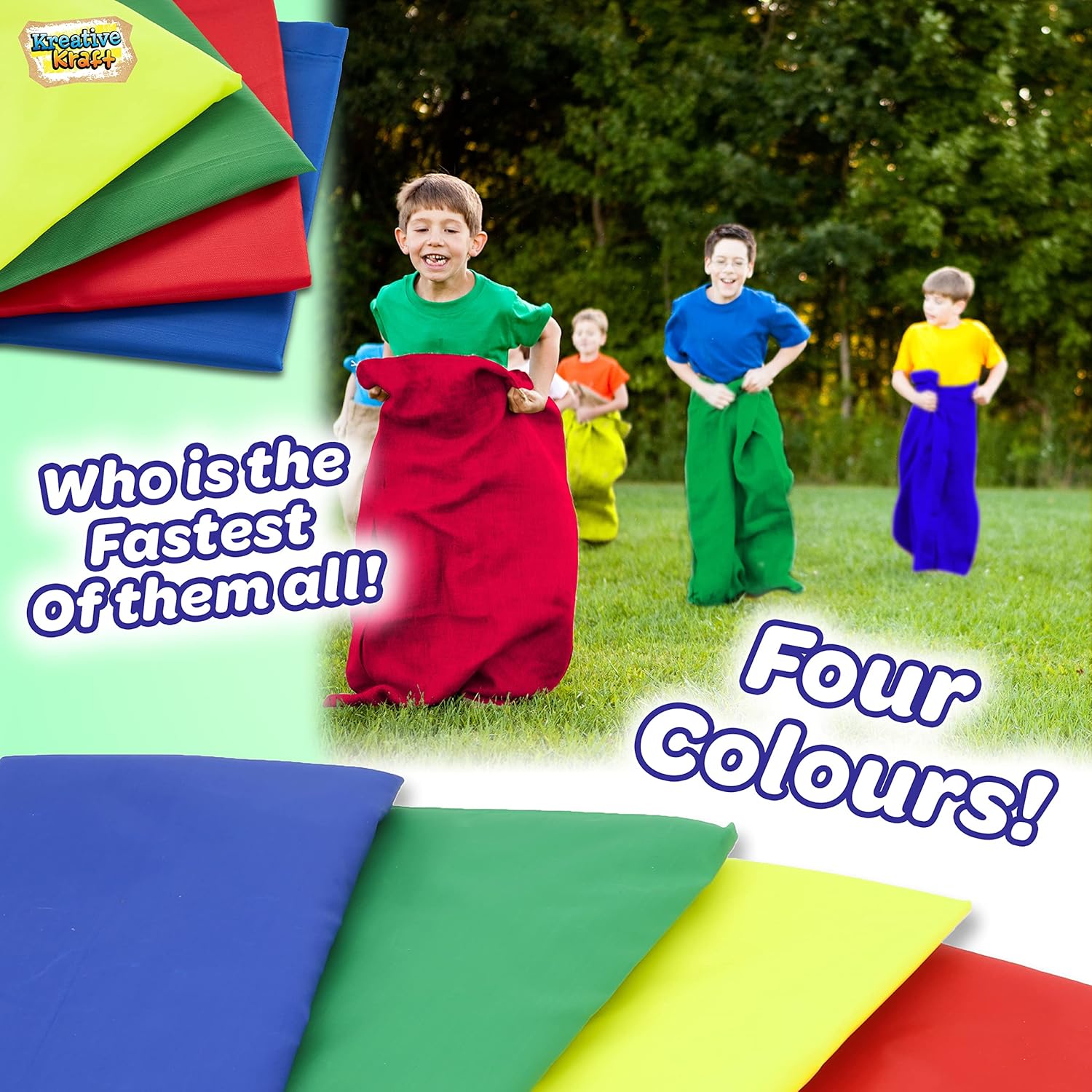 KreativeKraft Multi-Game Outdoor Sports Day Kit