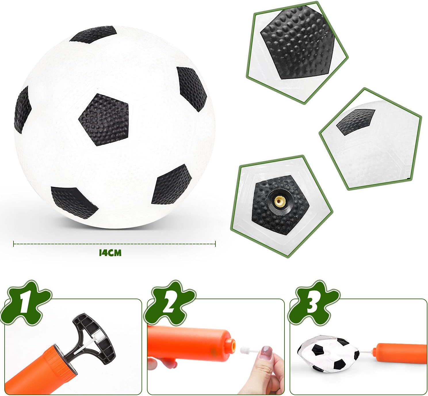 Dreamon Set of 2 Kids Football Goal Post Net & Training Set