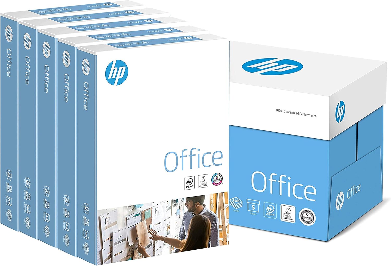 HP Office A4 Printer Paper: 5 Ream Bulk Carton