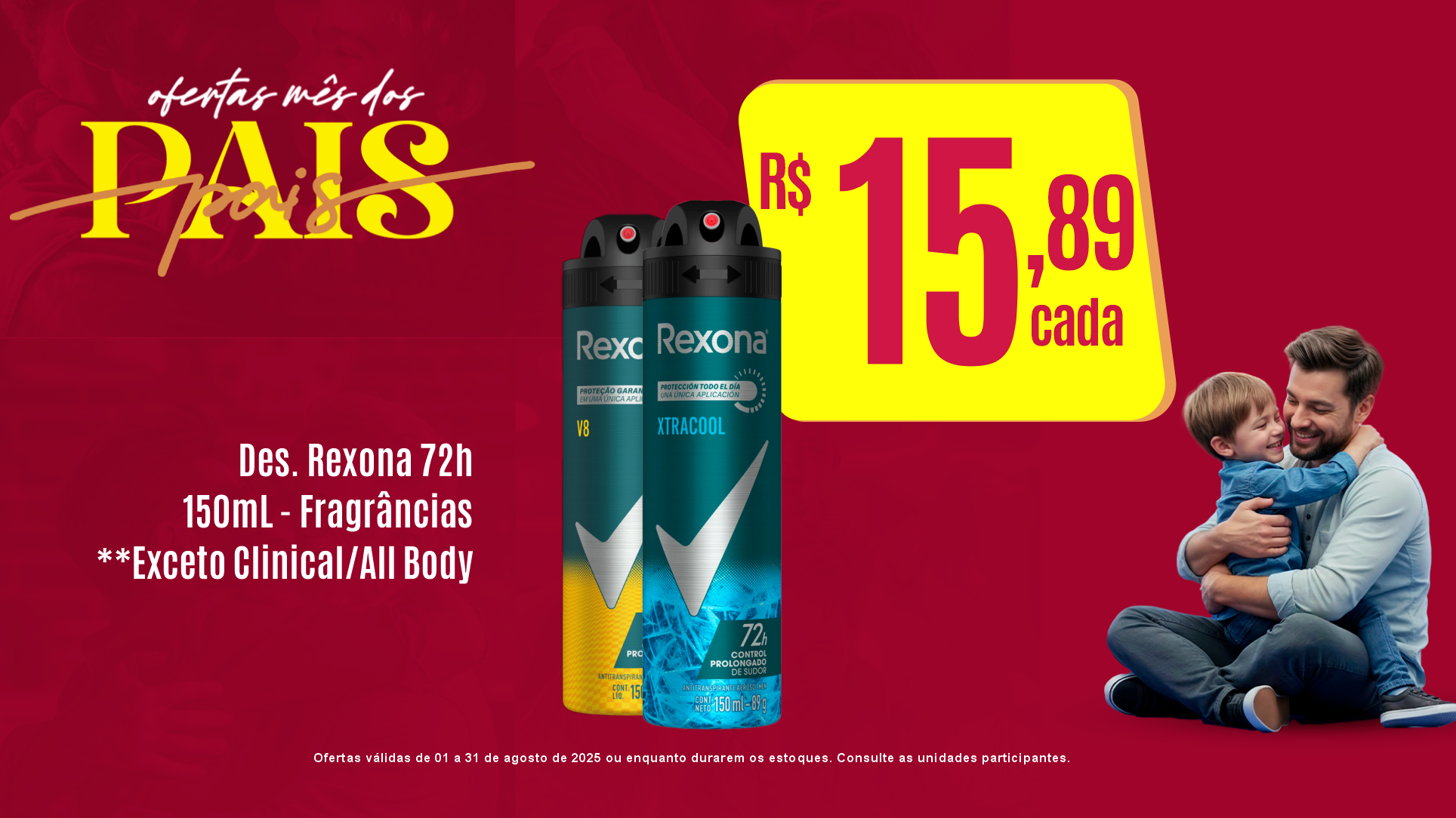 Desodorante Rexona 72h 150ml