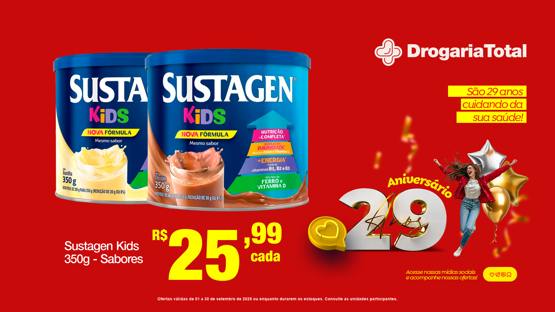 Sustegen Kids 350g Sabores Drogaria Total Eloy Chaves Jundiaí