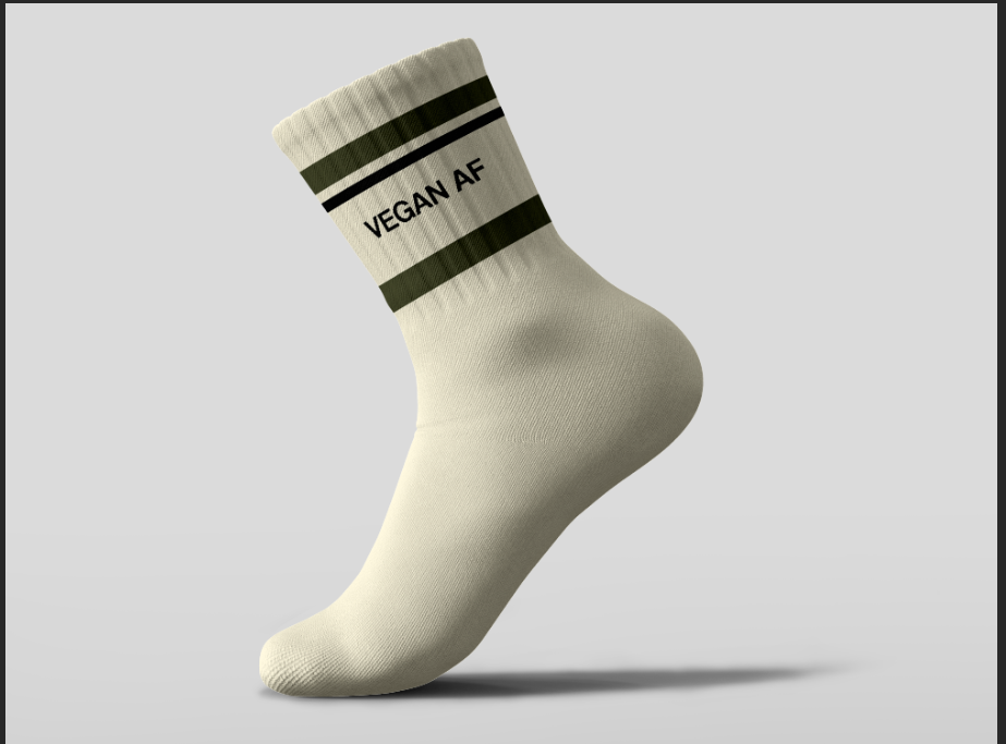Vegan AF Crew Socks