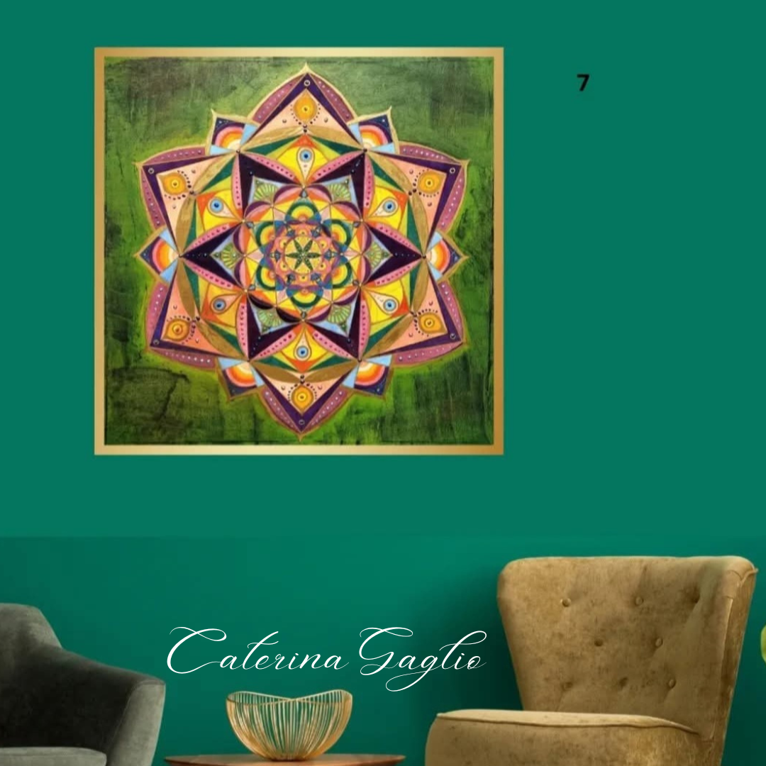 Mandala mit 6-zackigem Stern – Kraftfeld für Harmonie & Inspiration