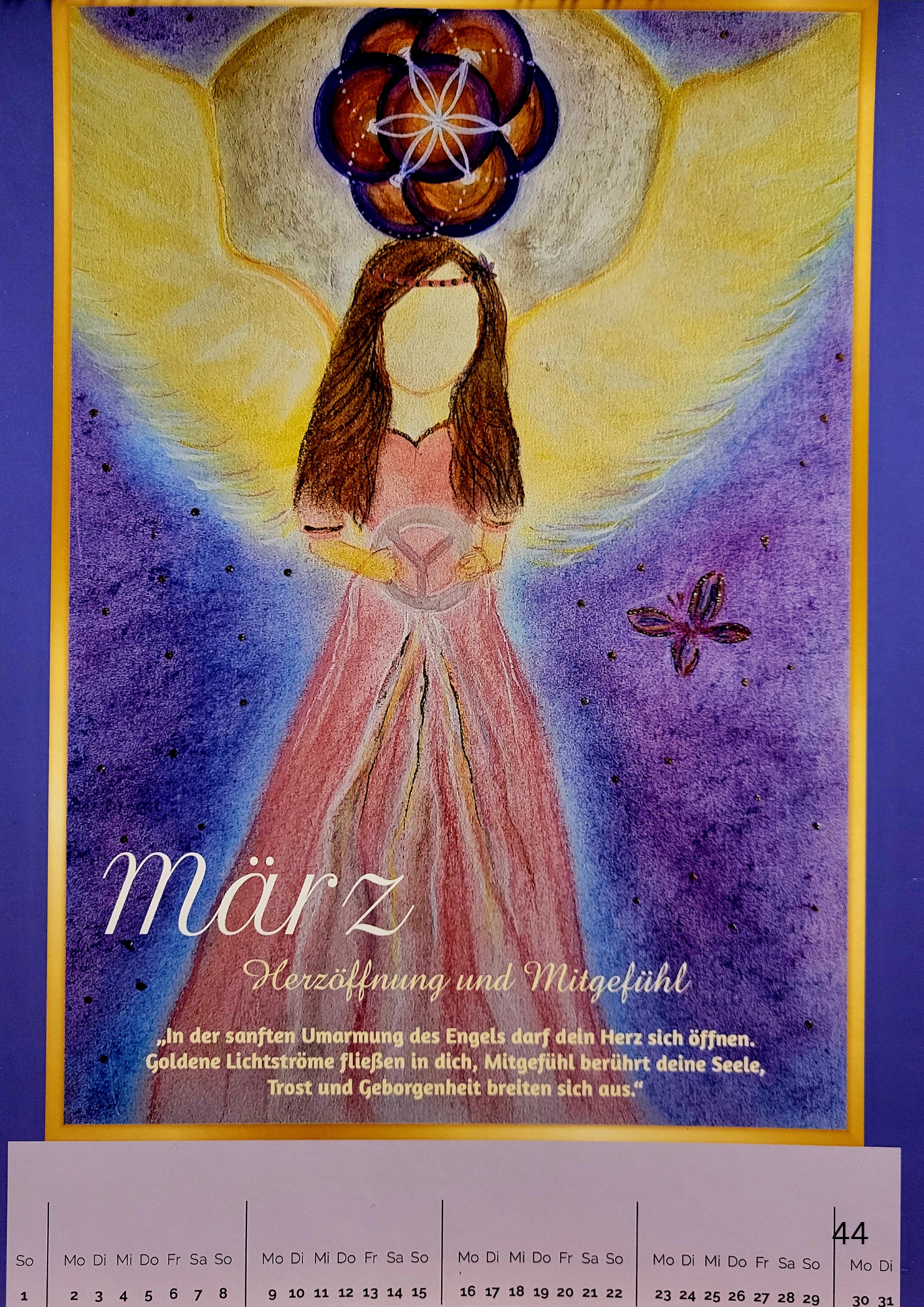 2026 Engel Kalender – Im Herzen des Lichts