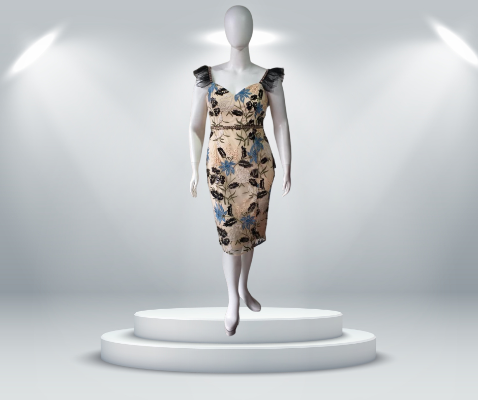 Vestido floral elegante