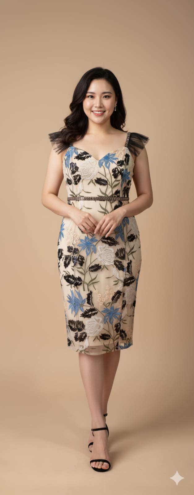 Vestido floral elegante