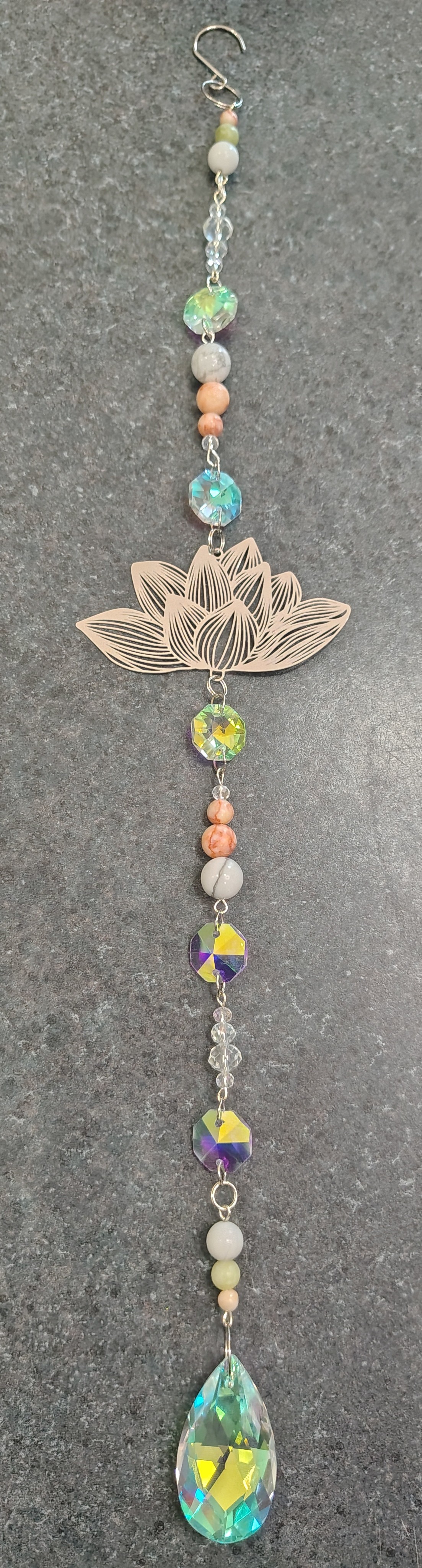 Lotus Crystal Suncatcher