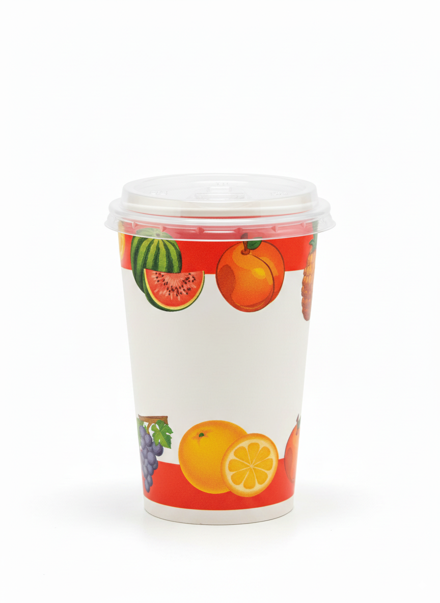 Tapa para Vaso Tropical Estilo Boquilla