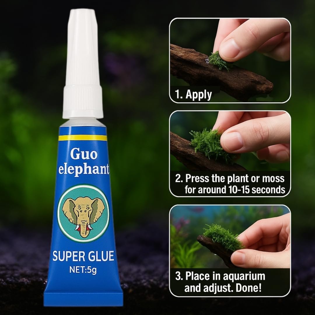 Aquascaping glue high viscosity gel